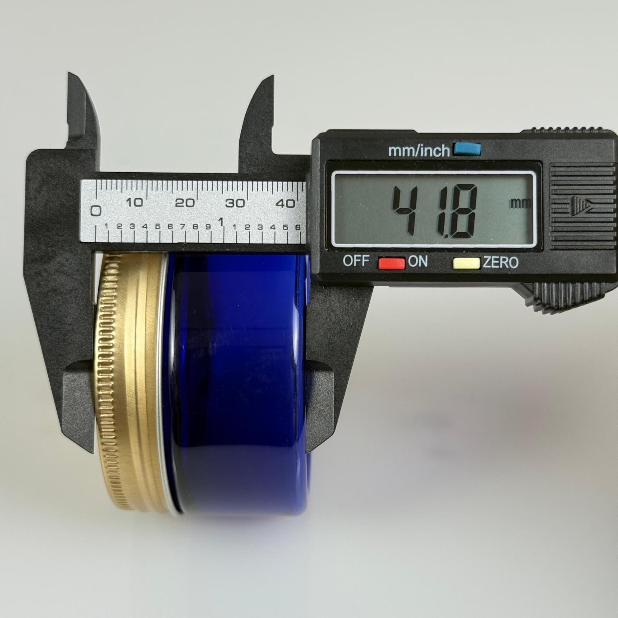 100 ML SERT PET KAVANOZ + GOLD METAL KAPAK + İÇ TIPA - 100 CC KALIN MAVİ PLASTİK KAVANOZ GOLD METAL KAPAKLI İÇ TIPALI TAKIM - KREM KAVANOZLARI