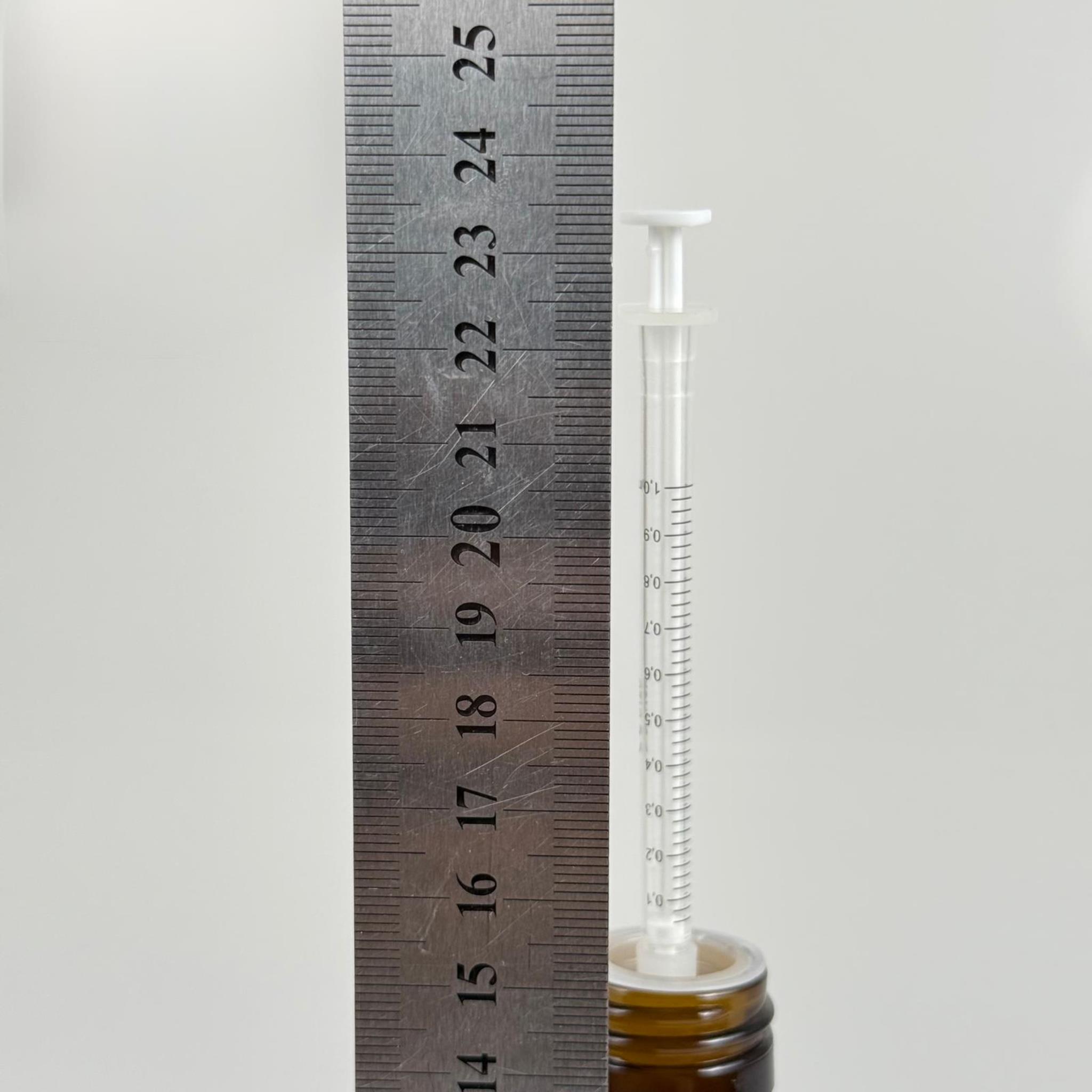 250 ML CAM ECZA ŞİŞESİ + 1 ML DOZAJ PİPETİ + DOZAJ TIPASI + CONTALI PLASTİK KAPAK TAKIM