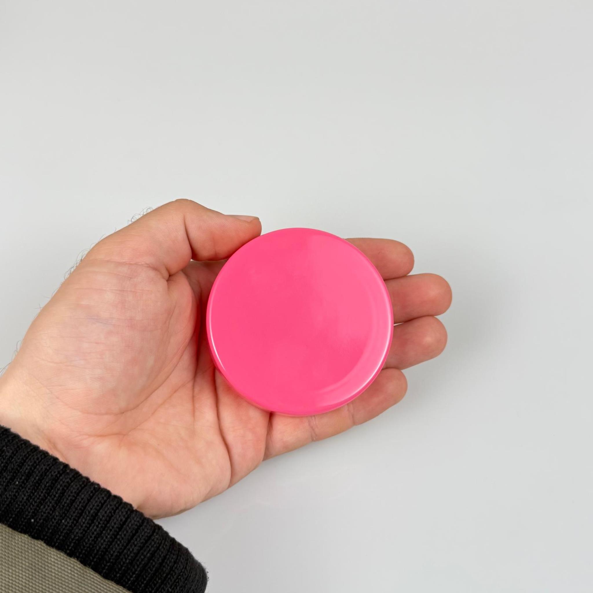 63 MM TWİST-OFF PLASTİK PEMBE KAPAK - 63 MM PLASTİK KAPAK