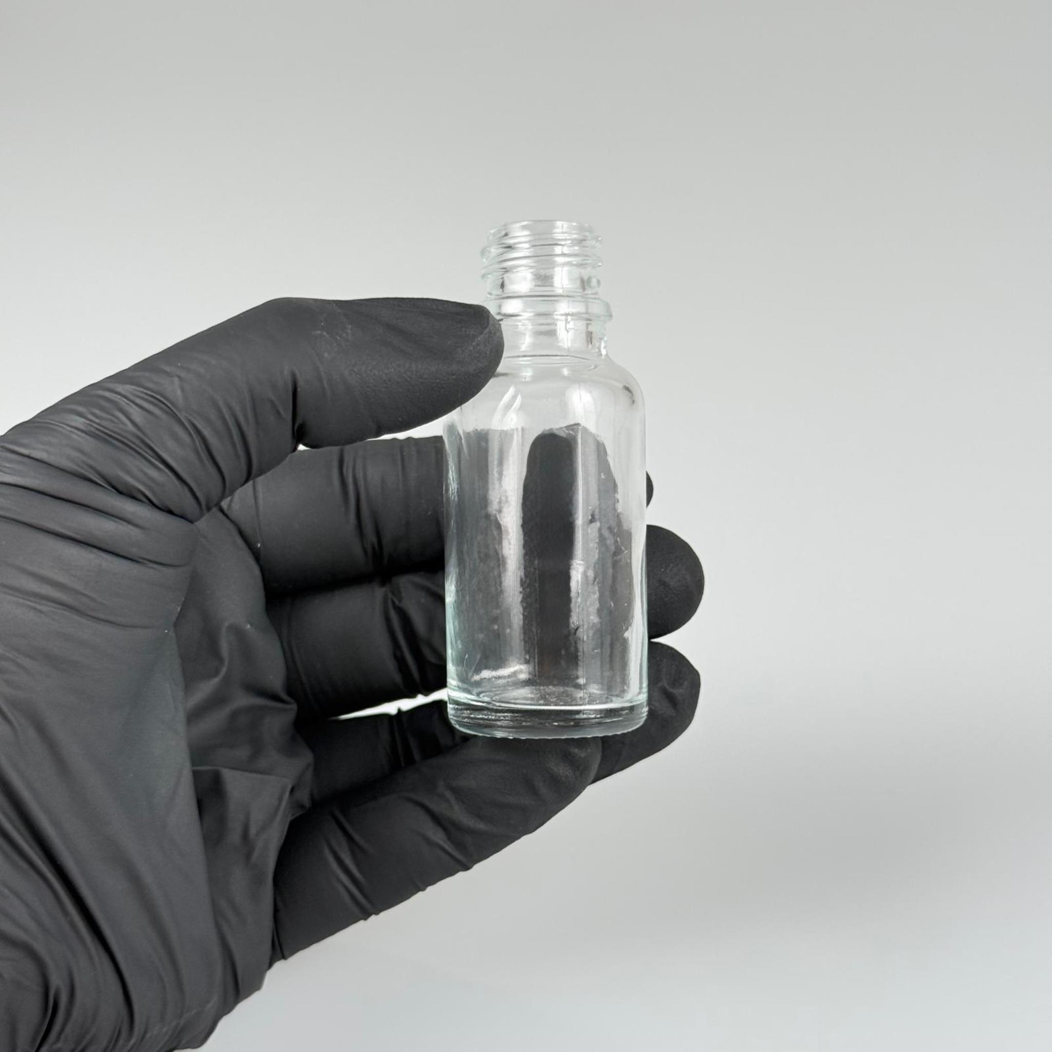 20 CC ŞEFFAF CAM ŞİŞE KAPAKSIZ (18 AĞIZ) - 20 ML CAM ŞİŞE