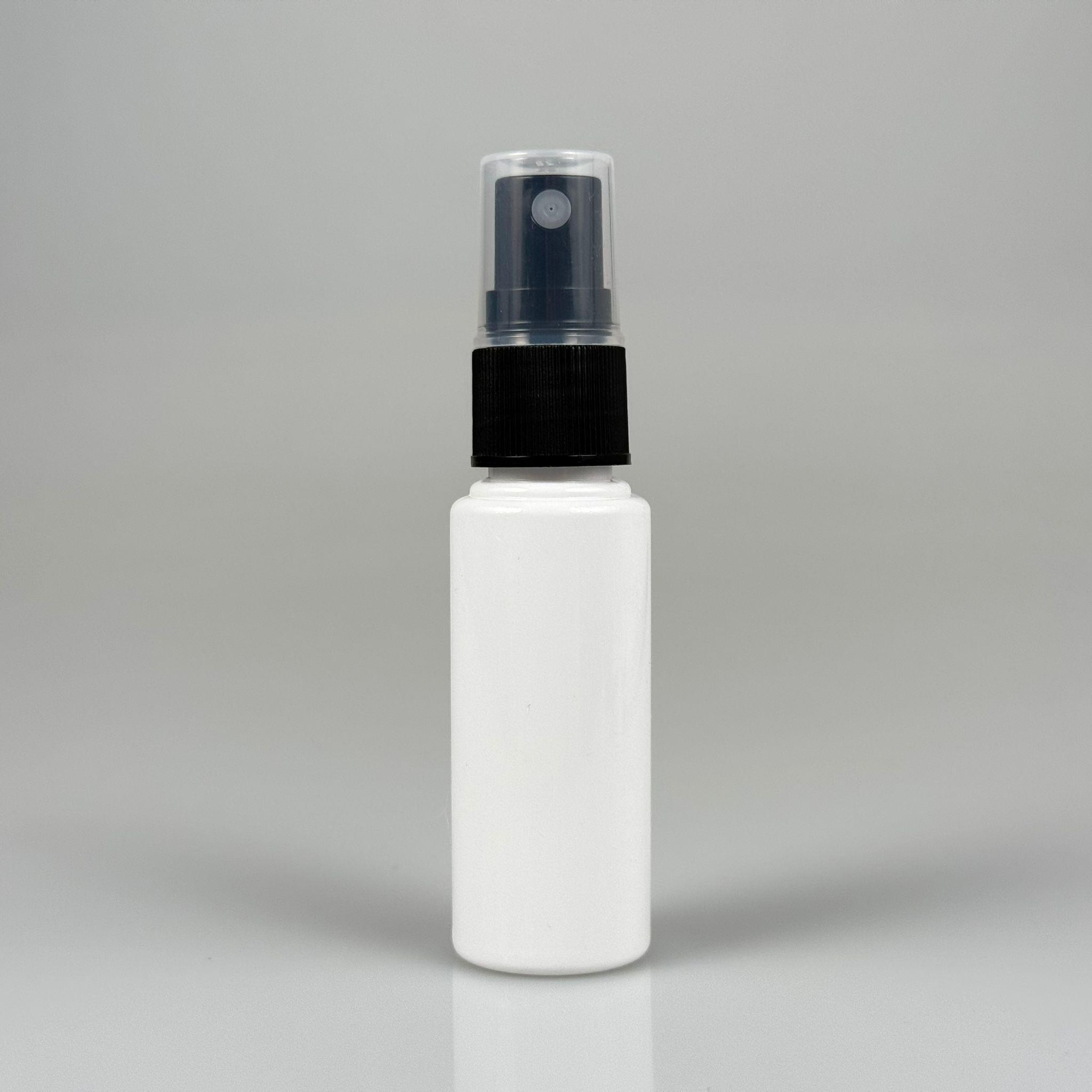 25 CC BEYAZ PET ŞİŞE - SİYAH SPREYLİ TESTER 25 ML PLASTİK ŞİŞE