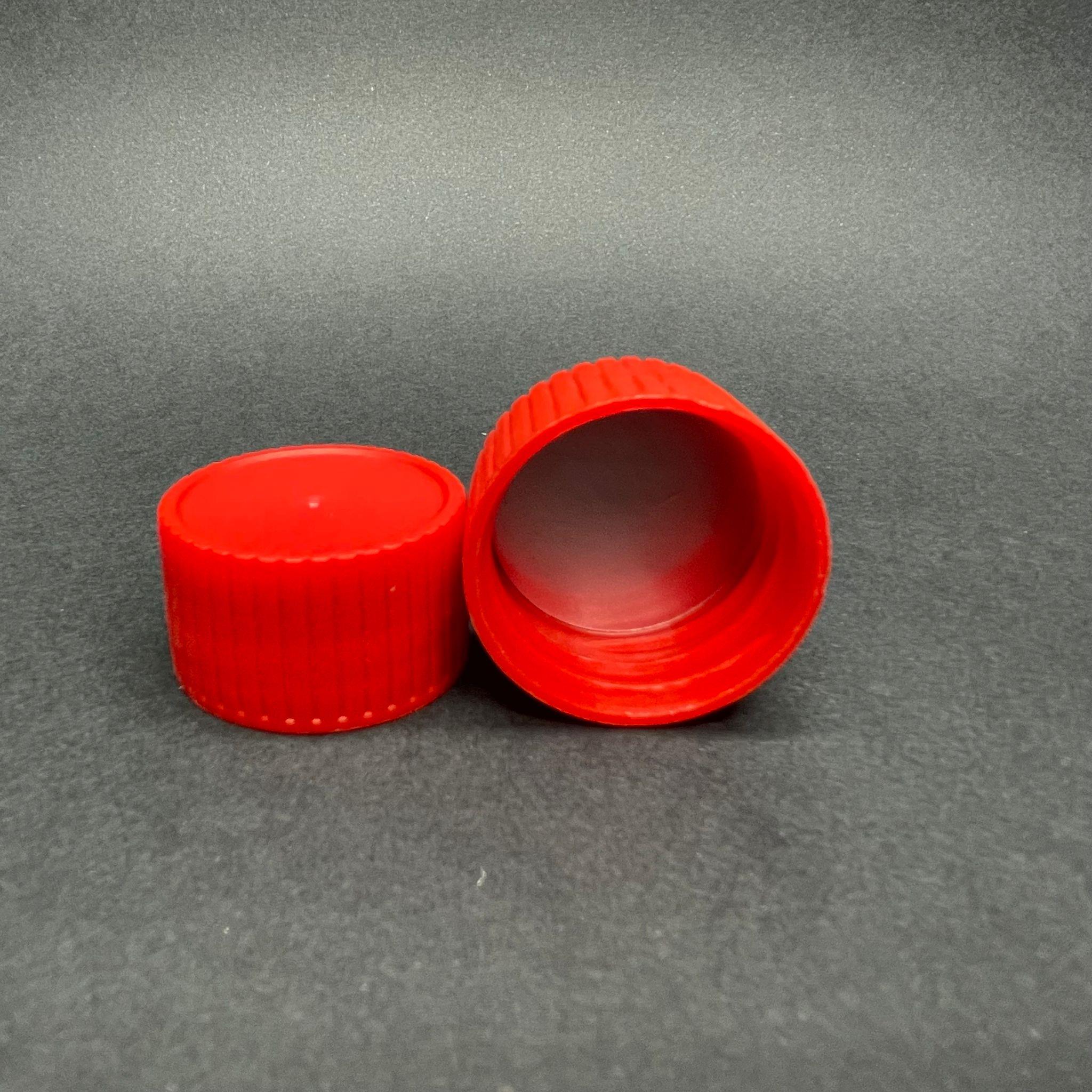 28 MM ALÜMİNYUM CONTALI PLASTİK KAPAK - KIRMIZI - 28 MM FOLYOLU KAPAK İNDİKSİYON MAKİNESİ İLE CONTA ŞİŞEYE YAPIŞIR