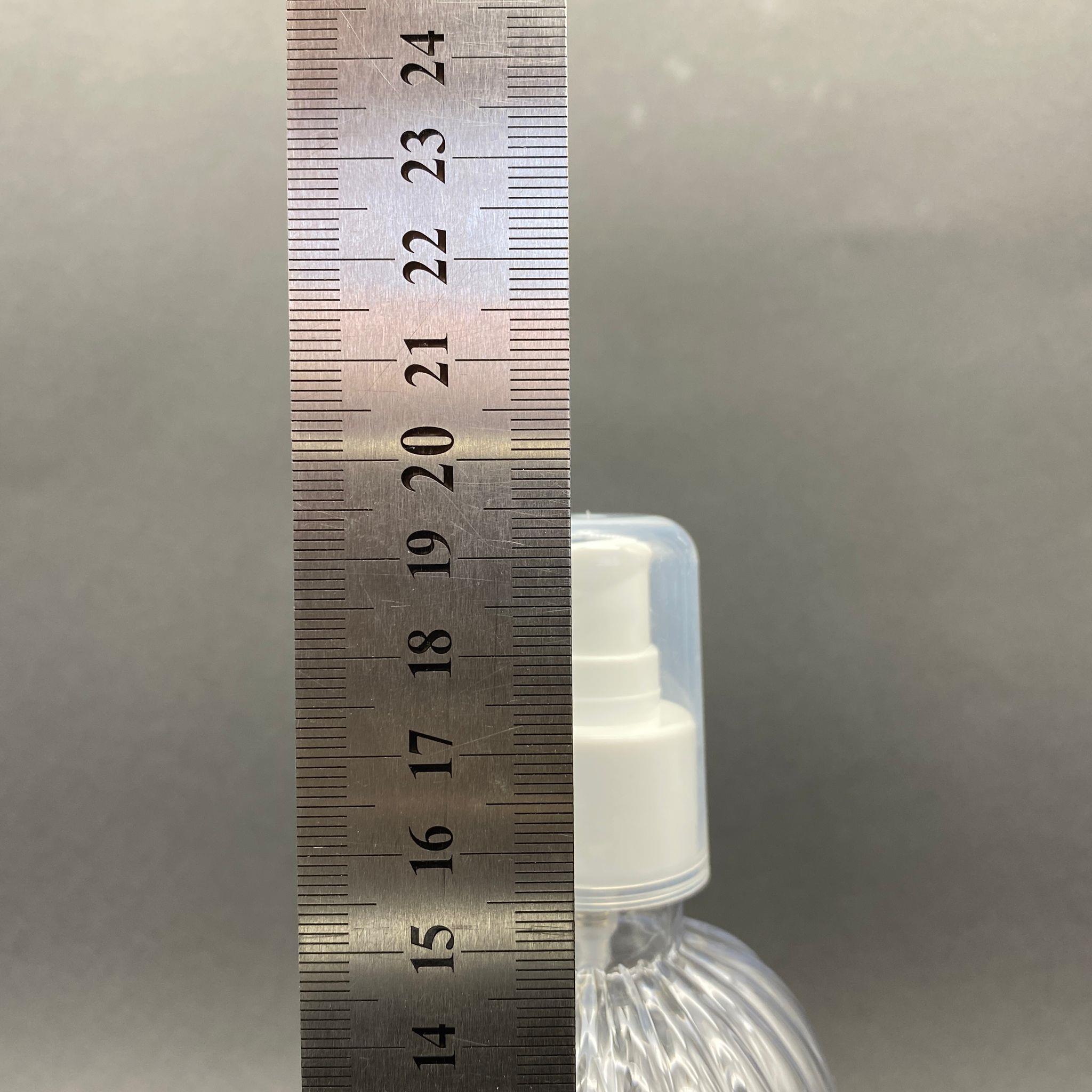 300 CC PIRLANTA MODEL PET ŞİŞE - BEYAZ LOSYON POMPALI - 300 ML POMPALI PLASTİK ŞİŞE