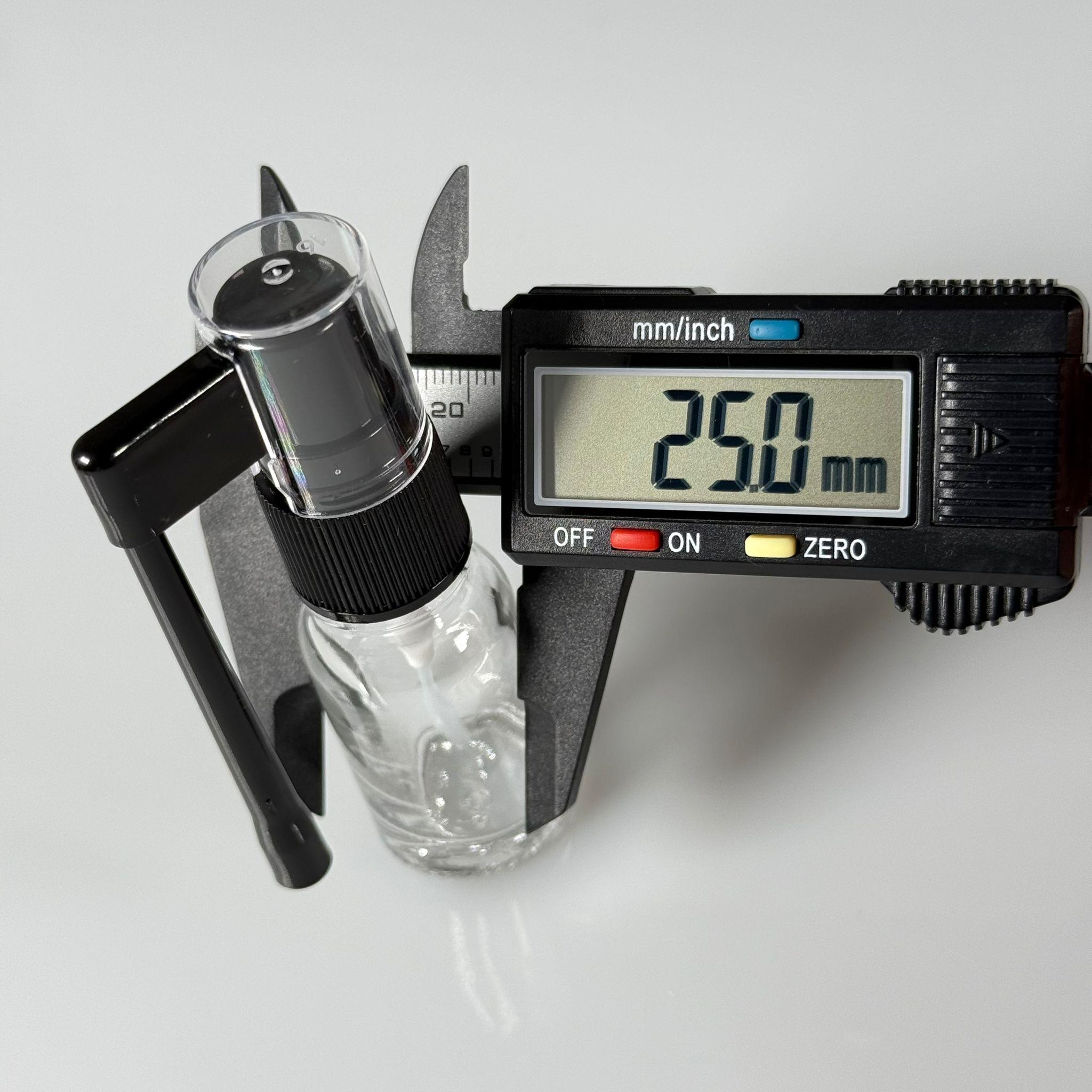 10 ml Farmasötik Plastik Uzun Nozullu Mist Oral Boğaz Spreyli Şeffaf Cam Şişe - 10 CC SİYAH ORAL BOĞAZ SPREYLİ CAM ŞİŞE