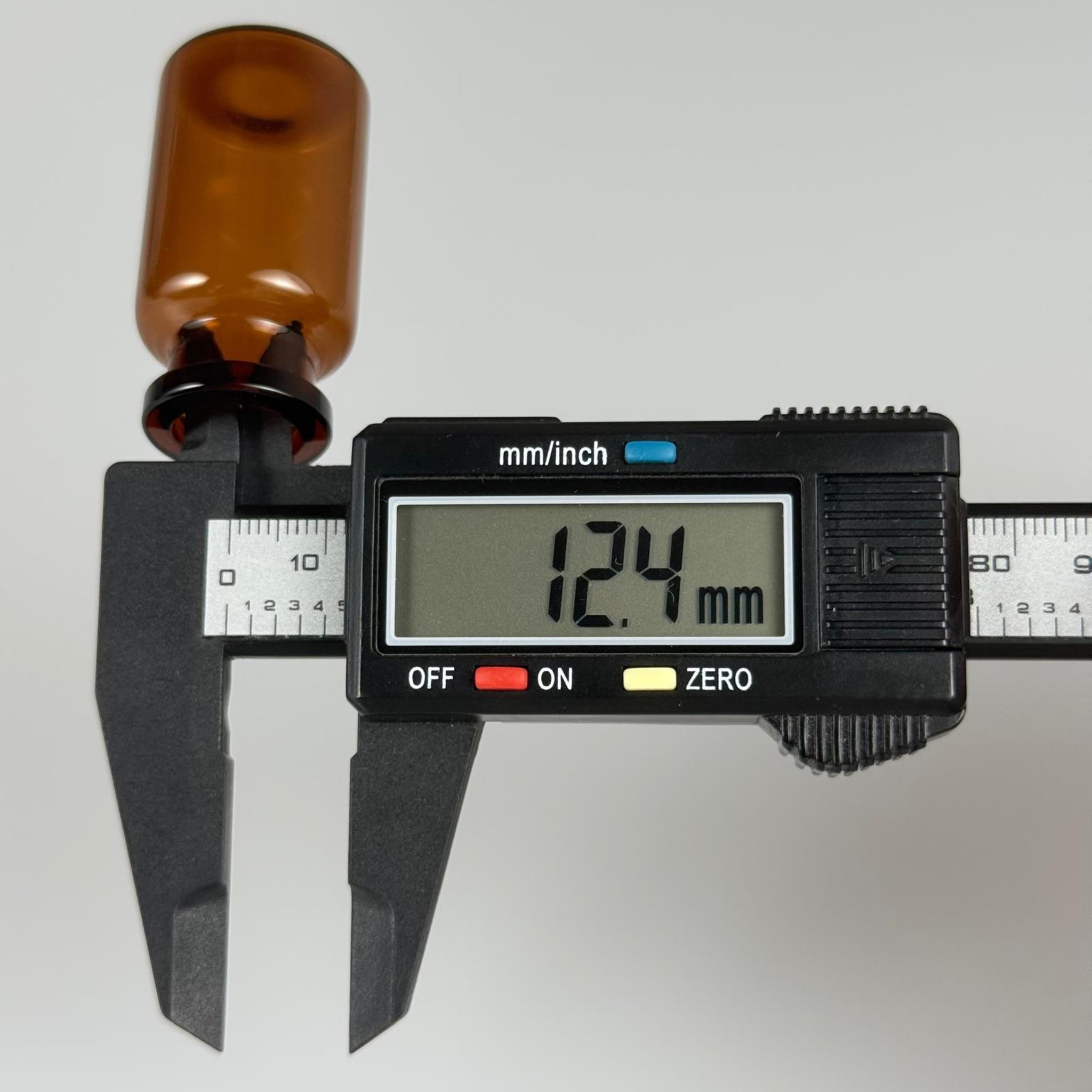 BOROSİLİKAT AMBER CAM ŞİŞE - 12 CC - 24X45 MM - ÇEKME CAM BORU FLAKON İNCE PENİSİLİN ŞİŞESİ - AĞIZ ÇAPI 20 MM - FLAKON ŞİŞELERİ VİAL ŞİŞE
