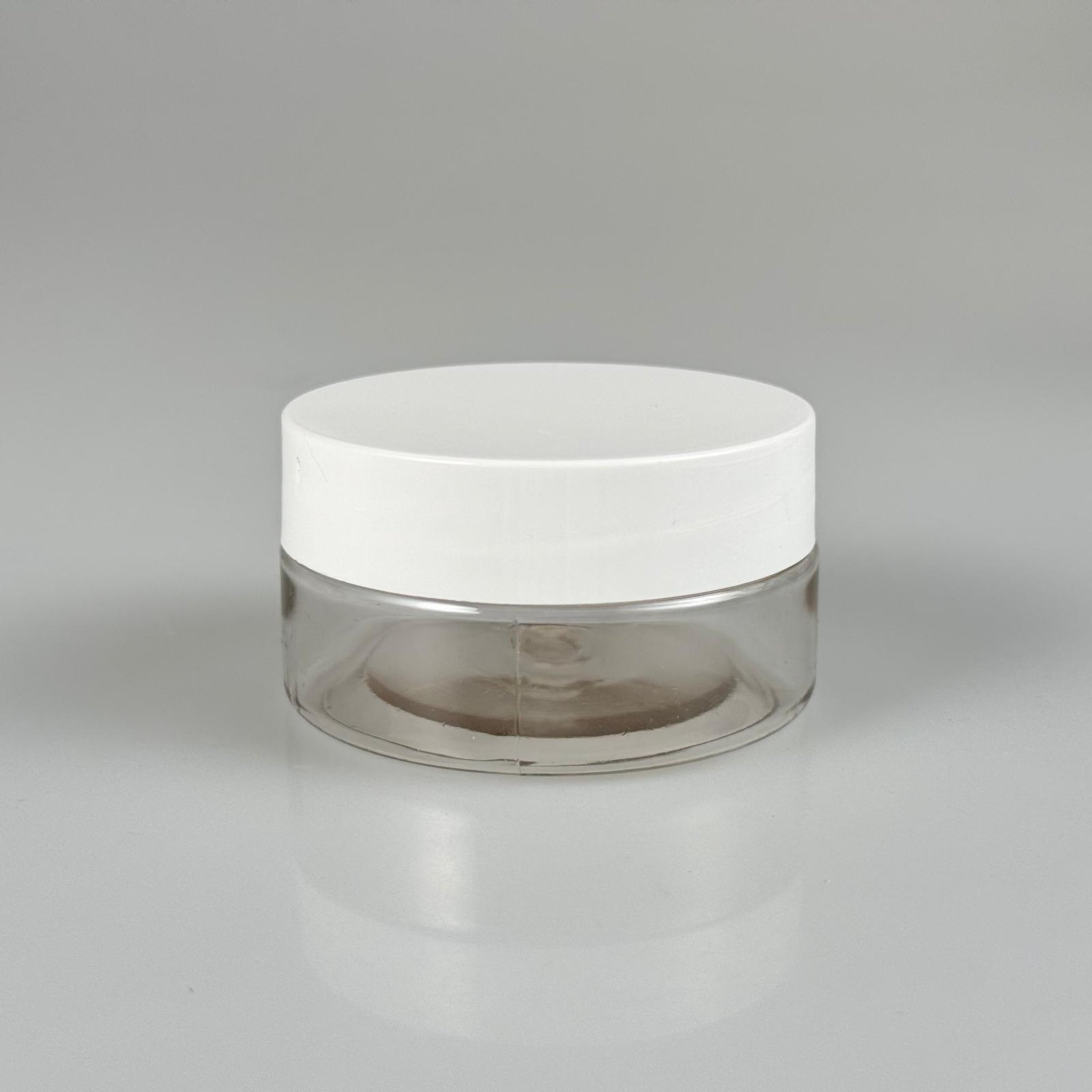 50 CC PET KAVANOZ- BEYAZ KAPAKLI - 50 ML PLASTİK KAVANOZ - KREM KAVANOZU