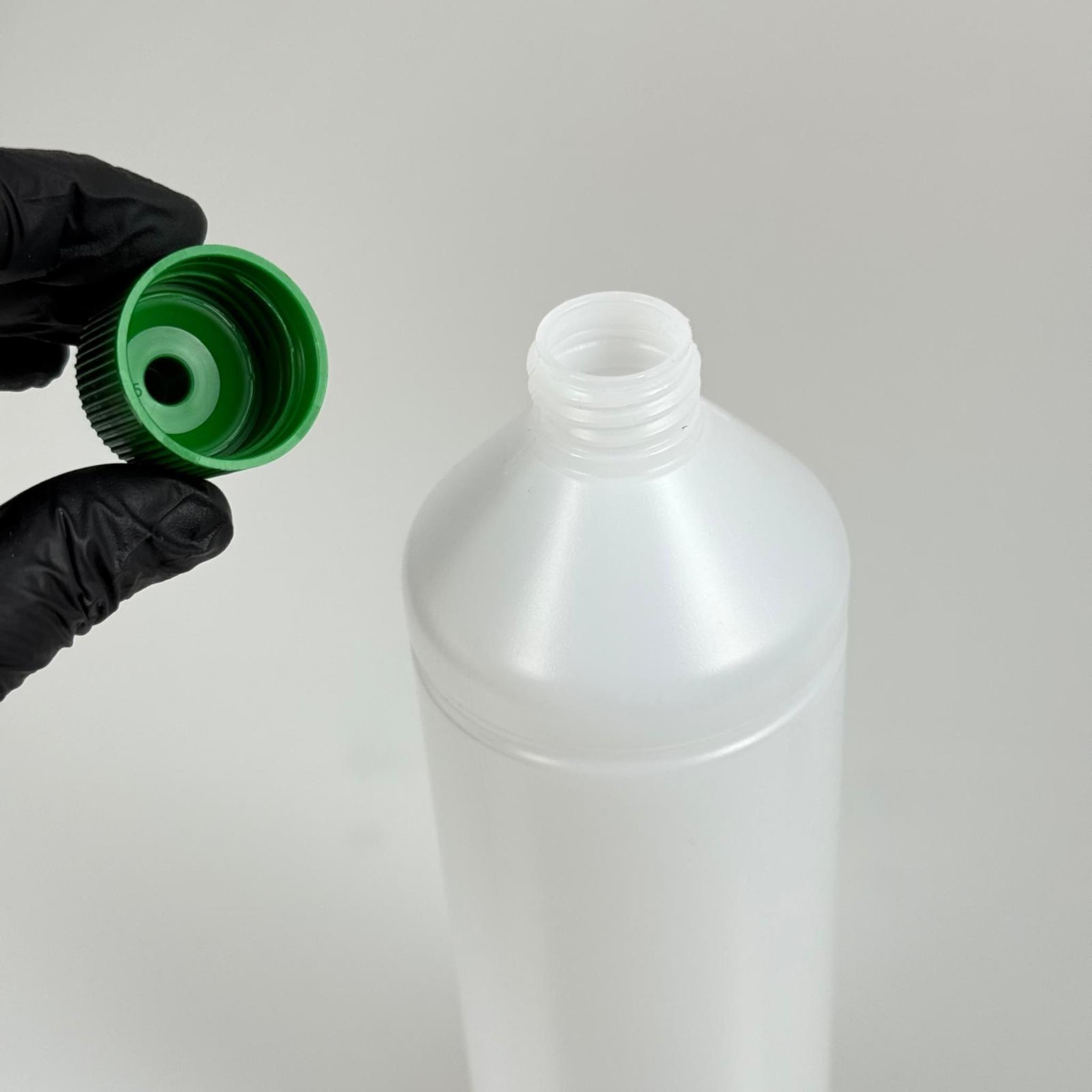 ZEYTİNYAĞI, SOS, ACI SOS, SİRKE, SRIRACHA VB BOŞ ŞİŞELERİ - YEŞİL SİVRİ TWİST AKITICI KAPAK + 1000 ML NATÜREL POLİETİLEN UZUN PLASTİK ŞİŞE TAKIM