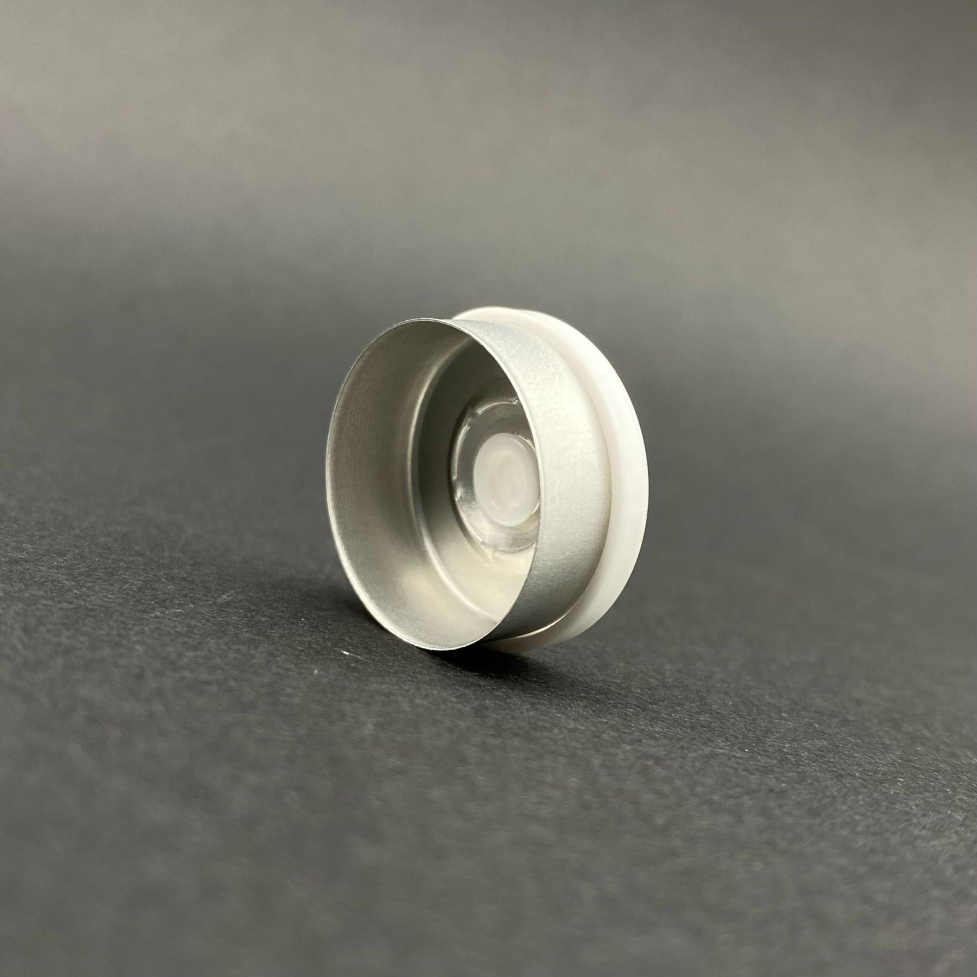 PENİSİLİN ALÜMİNYUM FLAKON KAPAK BEYAZ - 20 MM DÜZ RENKLİ FLİP-OFF KAPAK