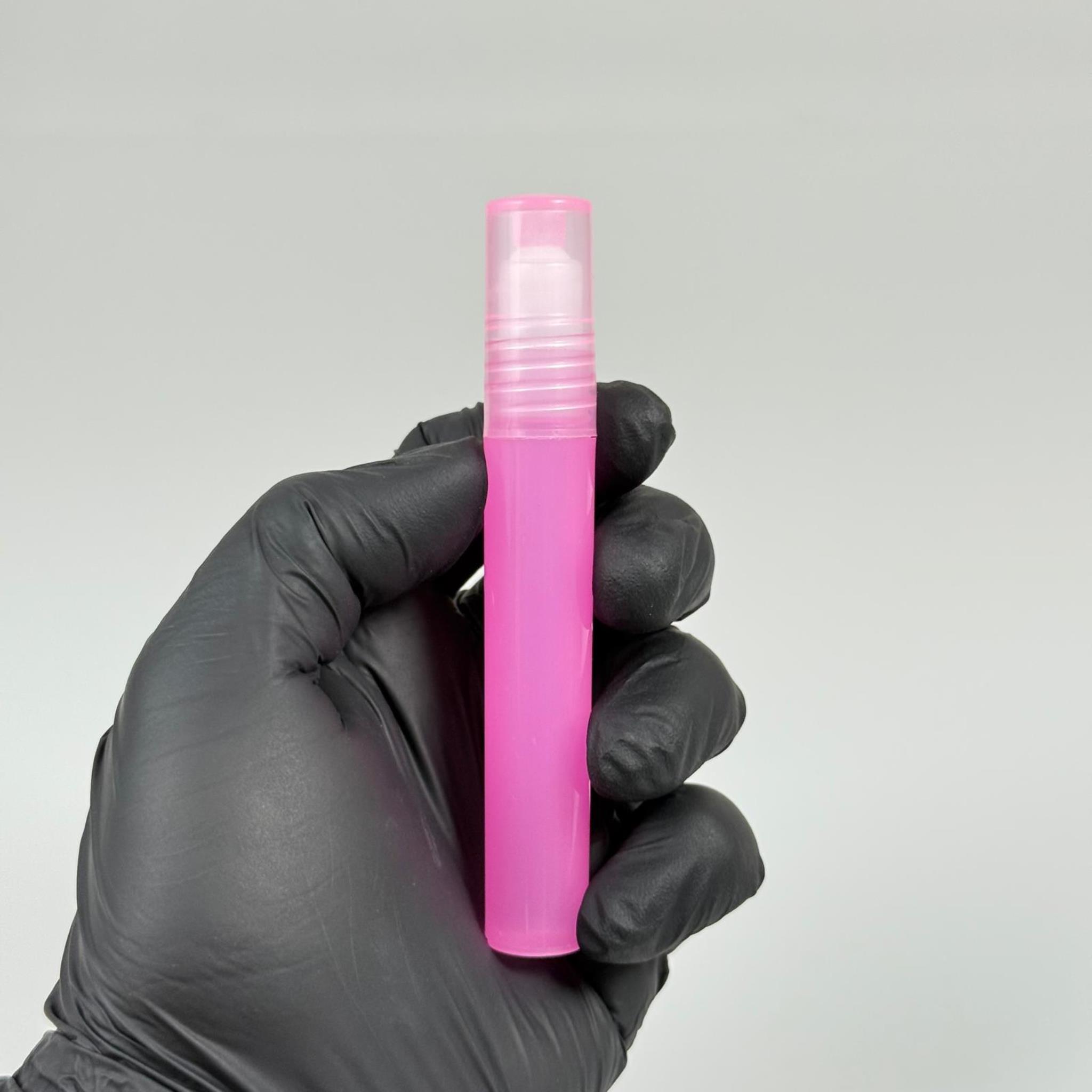 4,5 CC PLASTİK ROLL-ON ŞİŞE - BİLYELİ ŞİŞE - MİS ŞİŞESİ - ESANS ŞİŞESİ - KOKU - ŞİŞESİ - PARFÜMERİ ŞİŞESİ - PEMBE