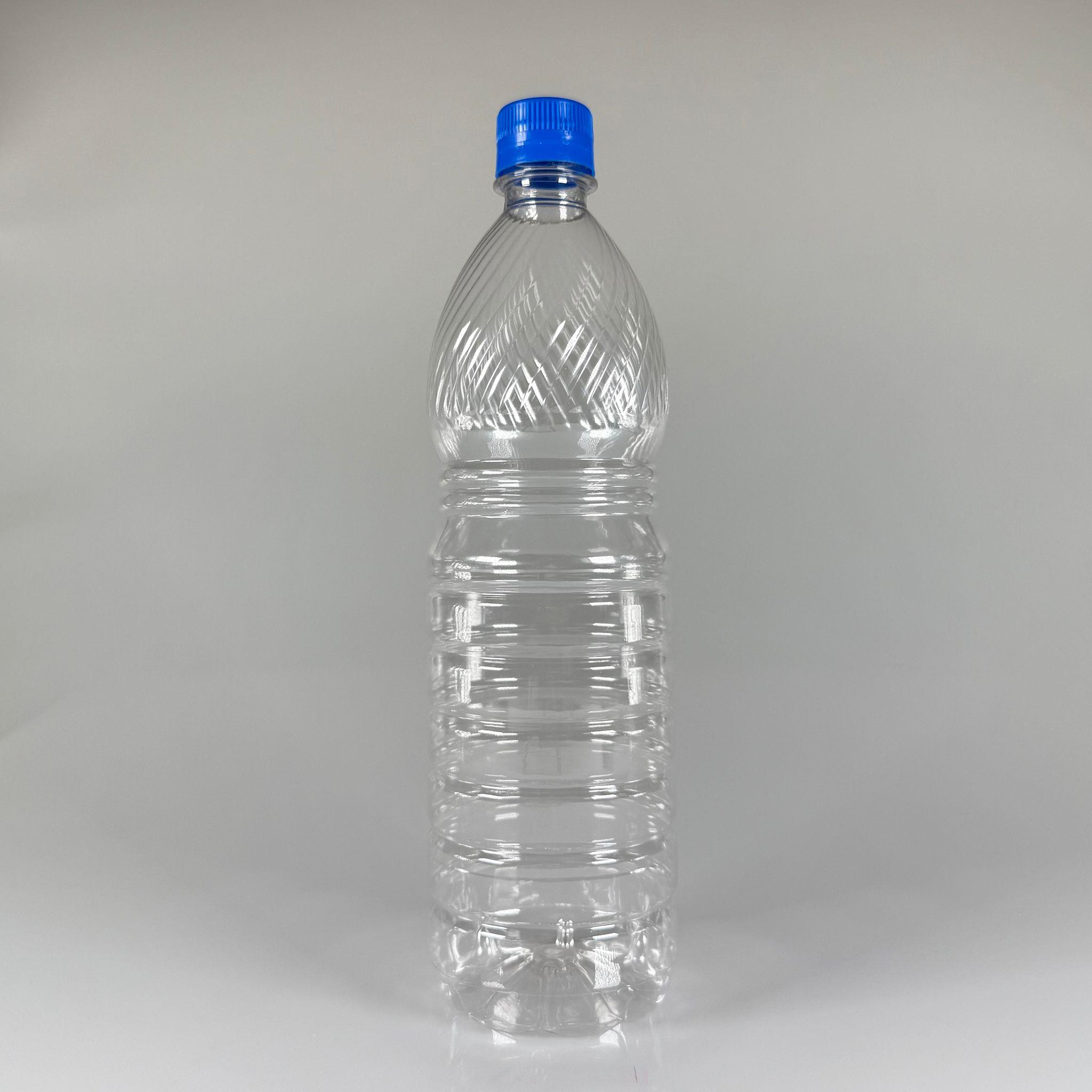 1 LT KİLİTLİ KAPAKLI PET ŞİŞE - MAVİ KAPAKLI 1 LİTRE BOŞ PET ŞİŞE