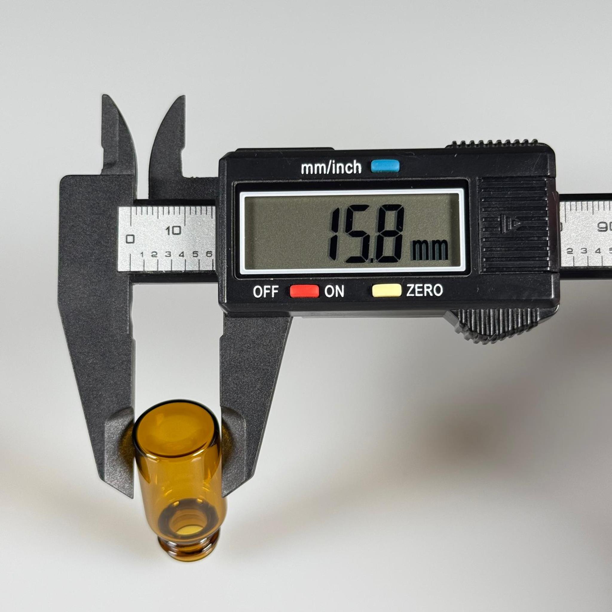 3 CC AMBER CAM ŞİŞE - 14 MM VİDALI AĞIZ - KAPAKSIZ 3 ML CAM ŞİŞE