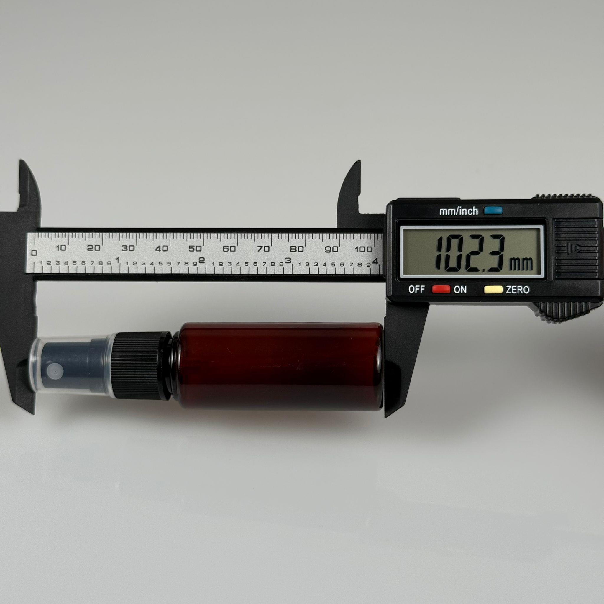 25 CC AMBER PET ŞİŞE - SİYAH SPREYLİ TESTER 25 ML PLASTİK ŞİŞE