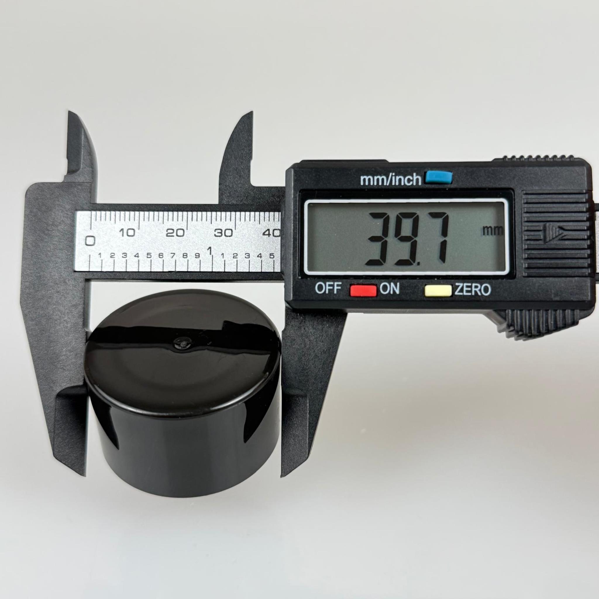 24 MM KOLONYA KAPAK SİYAH