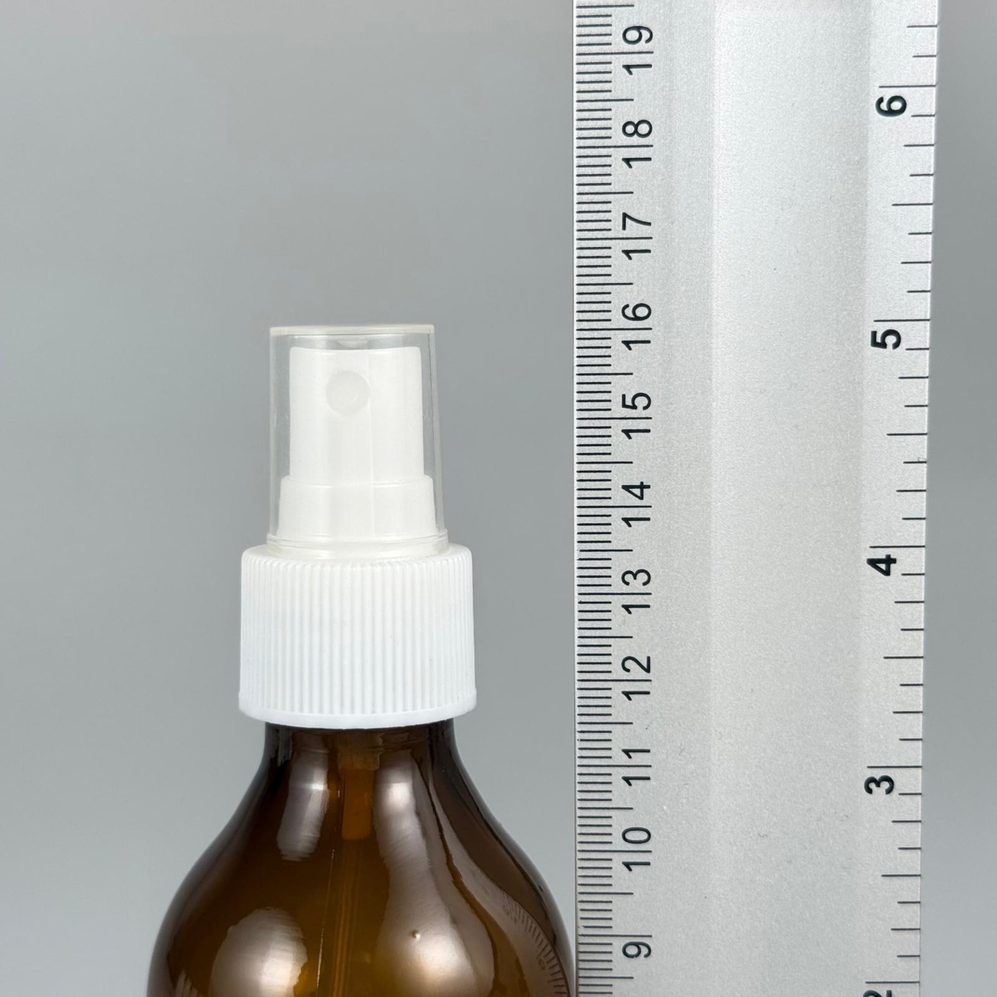 150 ML AMBER SPREYLİ CAM ŞİŞE - 150 CC KAHVERENGİ CAM ŞİŞE + 25 MM BEYAZ SPREY FISFIS TAKIM