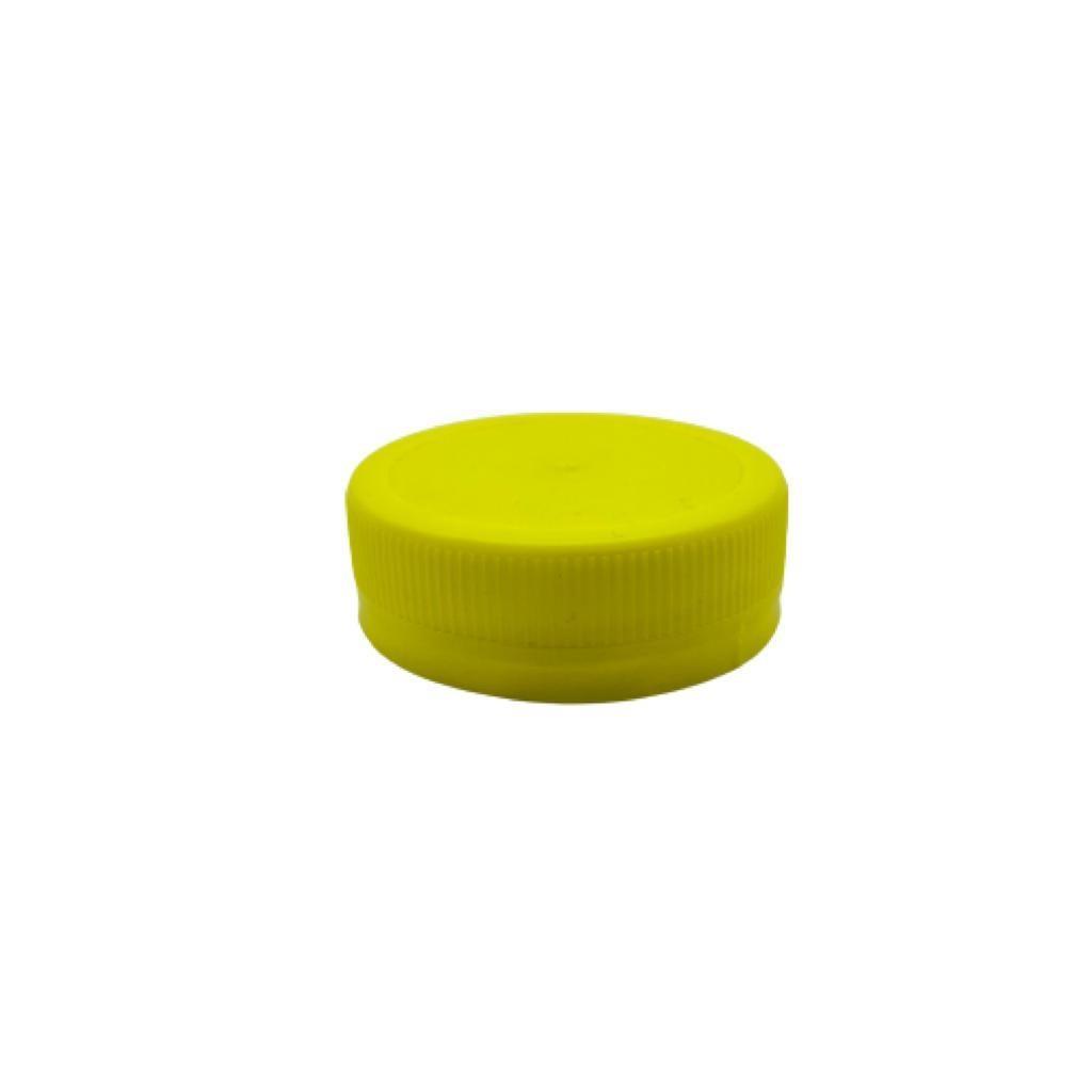48 MM VİDALI KİLİTLİ PLASTİK KAPAK SARI - 5 LİTRE SU PETİ KAPAĞI - 10 LİTRE SU PETİ KAPAĞI - KİLİTLİ