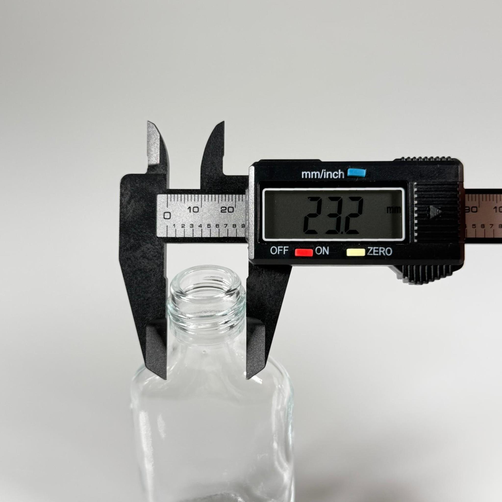 50 CC YASSI CAM COLD BREW ŞİŞE - SOĞUK KAHVE ŞİŞESİ -  KAPAKSIZ (24 AĞIZ) - 50 ML YASSI CAM ŞİŞE