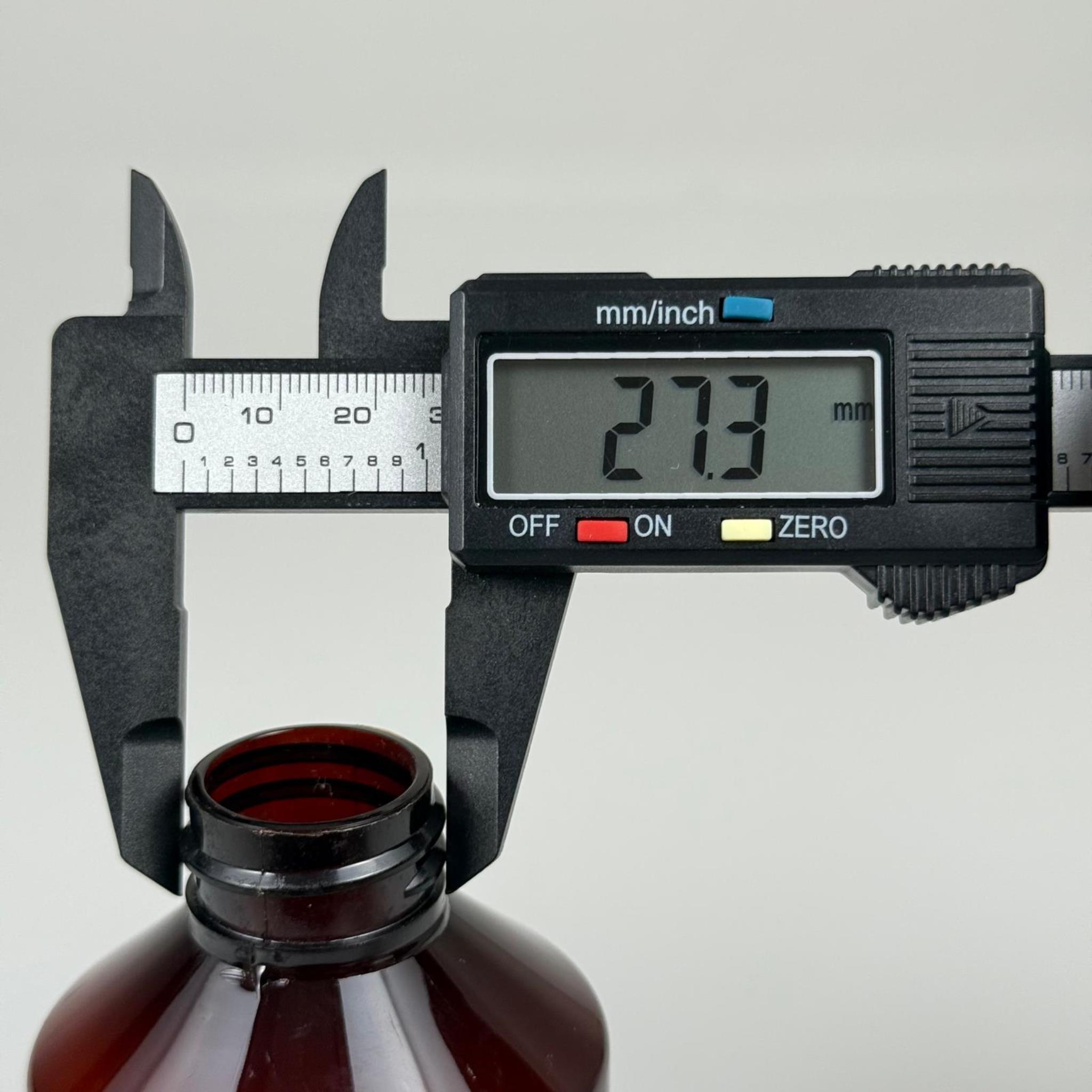 250 CC AMBER SERT PLASTİK ŞİŞE KAPAKSIZ (28 AĞIZ)