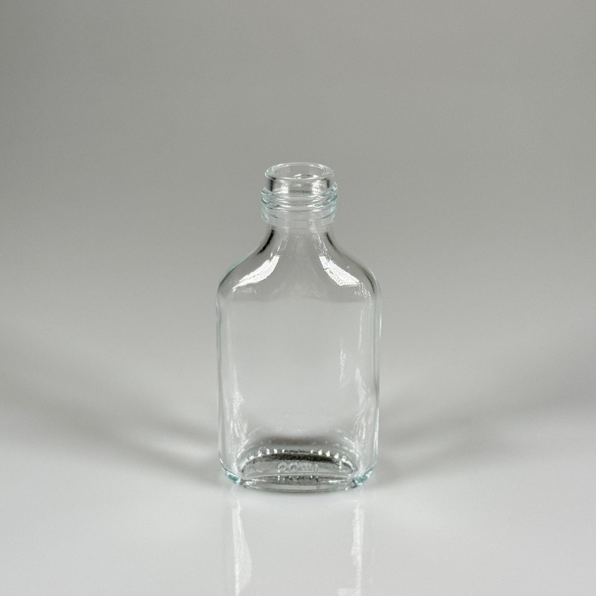 50 CC YASSI CAM COLD BREW ŞİŞE - SOĞUK KAHVE ŞİŞESİ -  KAPAKSIZ (24 AĞIZ) - 50 ML YASSI CAM ŞİŞE