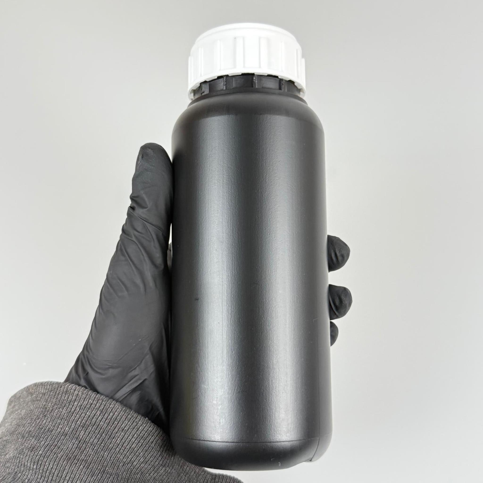 0,5 LT ZİRAİ İLAÇ BİDONU SİYAH + BEYAZ ALÜMİNYUM FOLYOLU İNDİKSİYON CONTA SK50 KAPAK + KENDİNDEN YAPIŞKANLI KÖPÜK CONTALI - 500 CC PE POLİETİLEN TARIM BİDON