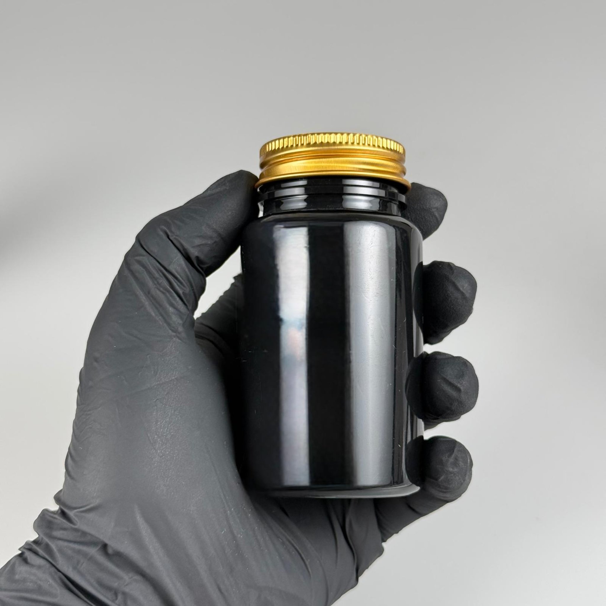 100 CC SİYAH PET PUDRA ŞİŞESİ + KÖPÜK CONTALI GOLD METAL KAPAKLI + PUDRA TIPALI TAKIM - 100 ML PUDRA KUTUSU, EKO TUZLUK