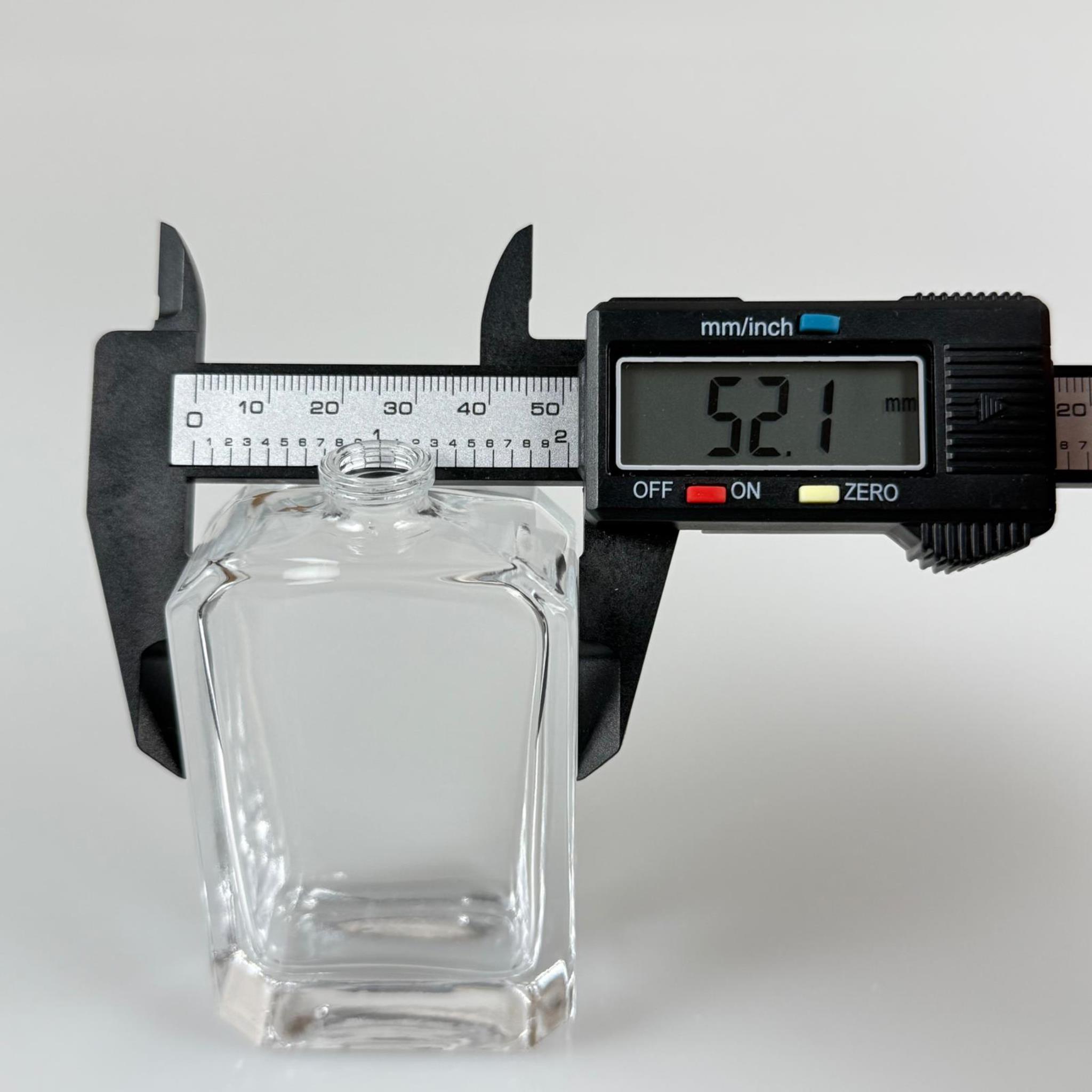 50 ML KÖŞELİ MODEL ANGEL PARFÜM ŞİŞESİ - KAPAKSIZ (AĞIZ 15 MM GEÇME KOLAY KAPAMA)