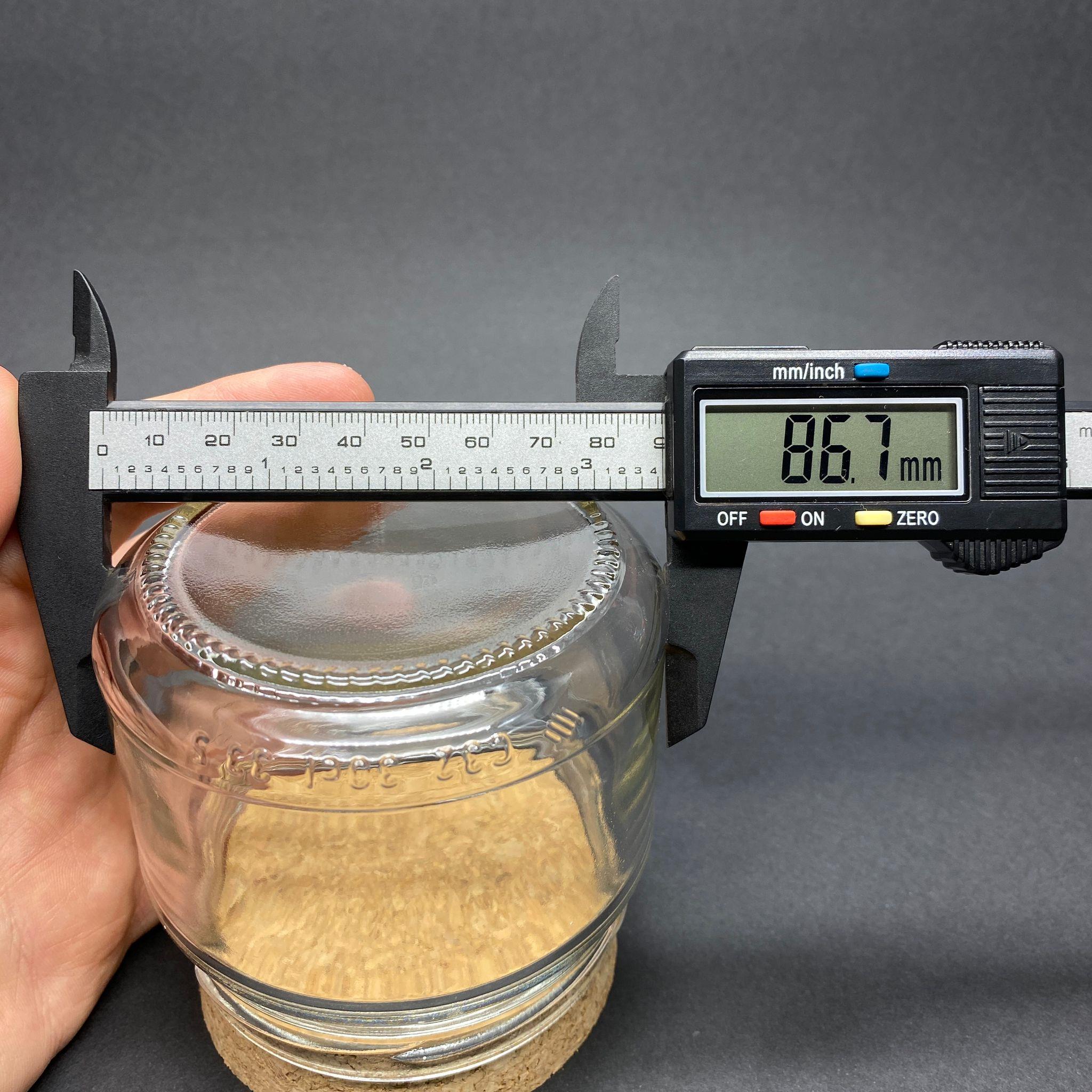 300 CC MANTAR TIPALI CAM KAVANOZ (SİLME HACİM 330 ML) - MANTAR KAPAKLI KAVANOZ - AHŞAP KAPAKLI KAVANOZ