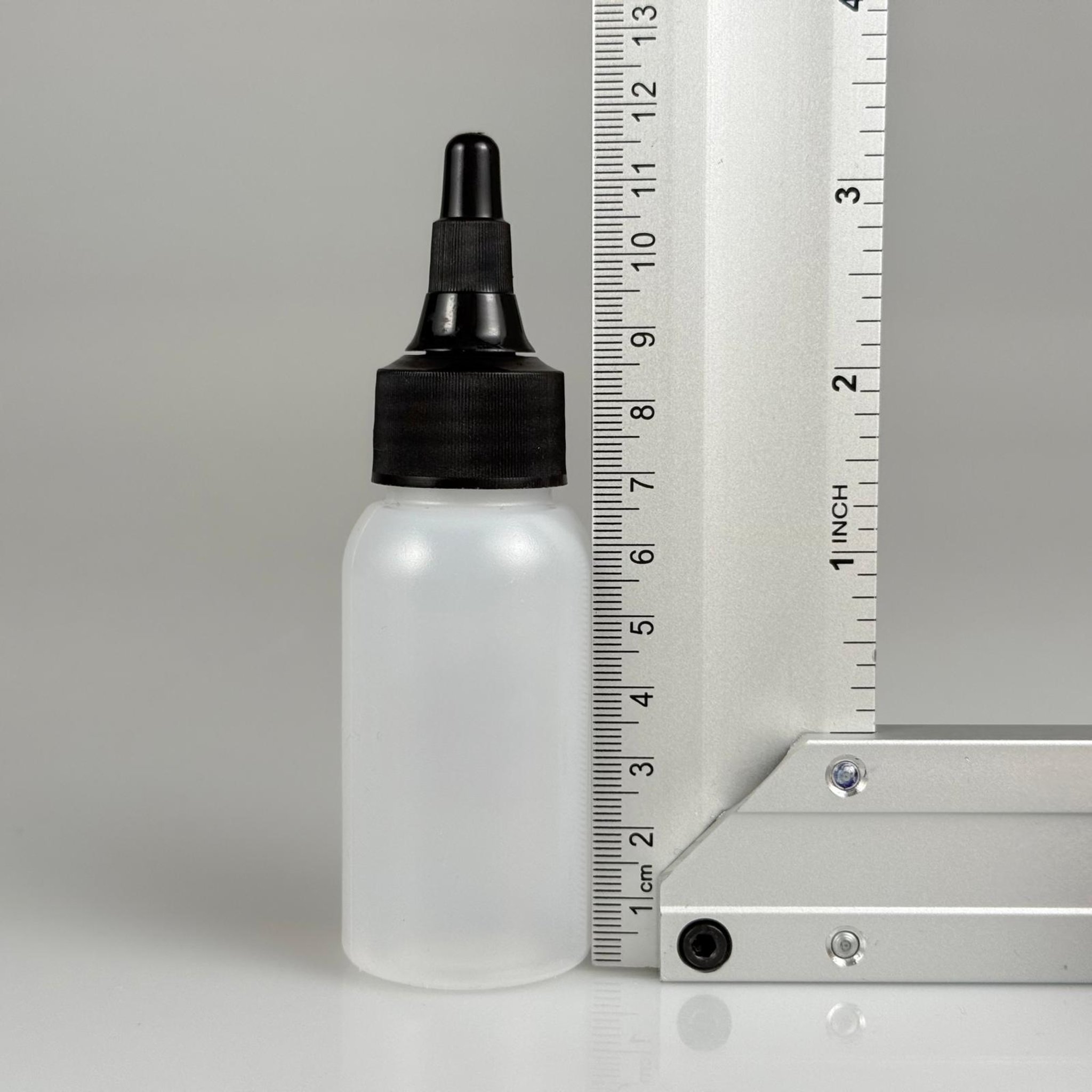 50 ML SIKILABİLİR YUMUŞAK POLİETİLEN PE PLASTİK ŞİŞE - SİYAH ASANSÖR AKITICI SOS KAPAKLI - 50 cc sos, yağ, kartuş, mürekkep vb için boş şişeler