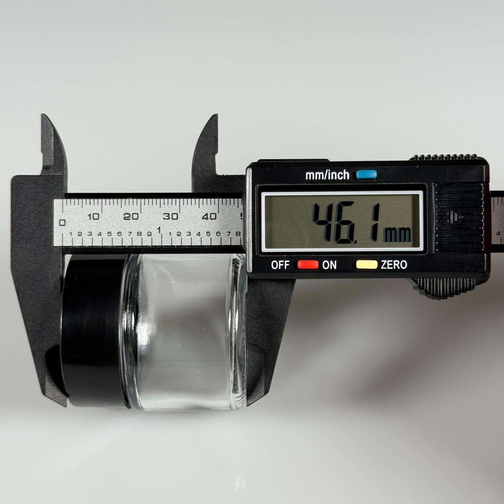 41 CC CAM KAVANOZ - SİYAH PLASTİK DERİN ÜSTÜ KUMLAMA KAPAKLI - 41 ML MİNİ MUM CAM KAVANOZLARI (KÜT BOYUNLU) , MİNİ KREM KAVANOZU