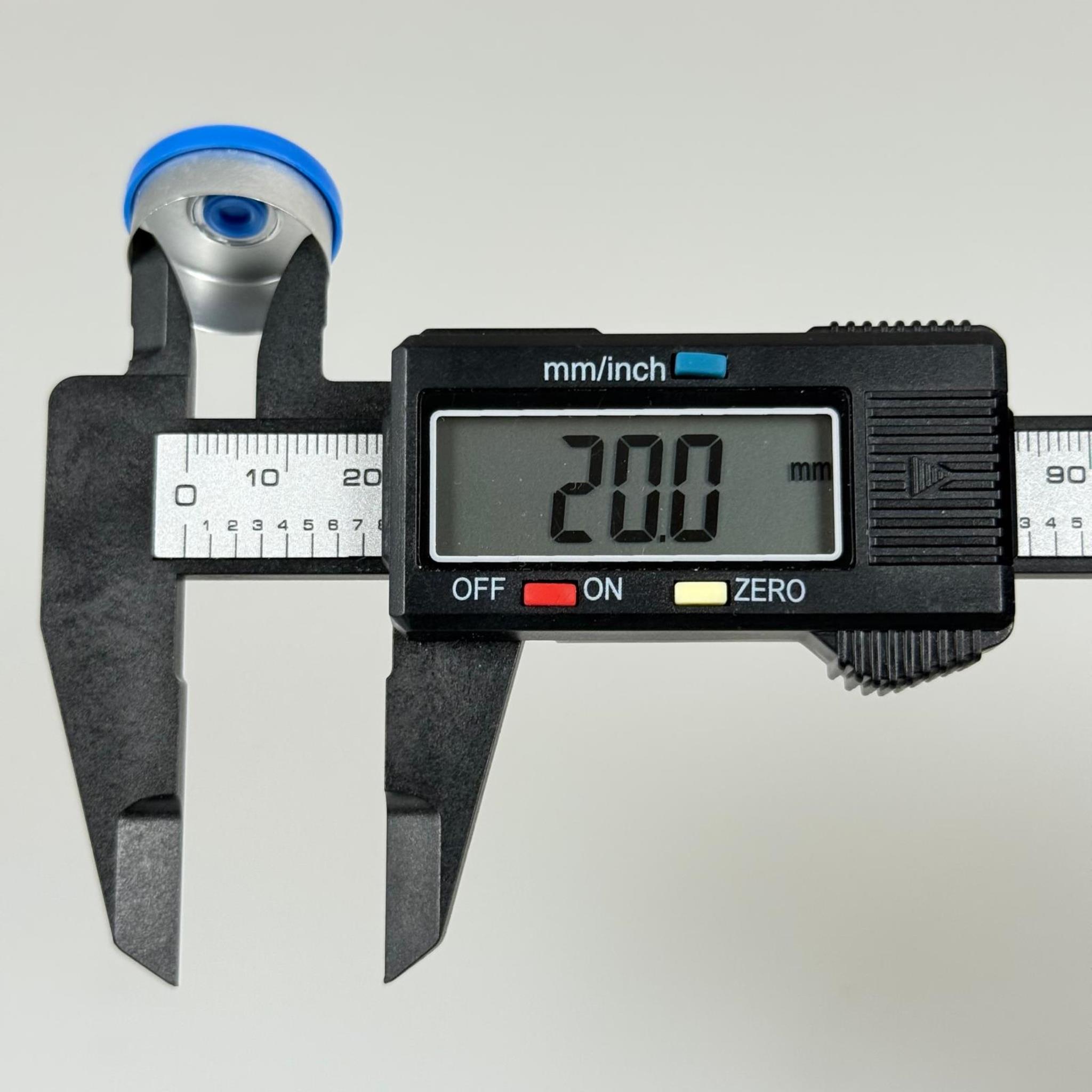 PENİSİLİN ALÜMİNYUM FLAKON KAPAK MAVİ -  20 MM DÜZ RENKLİ FLİP-OFF KAPAK