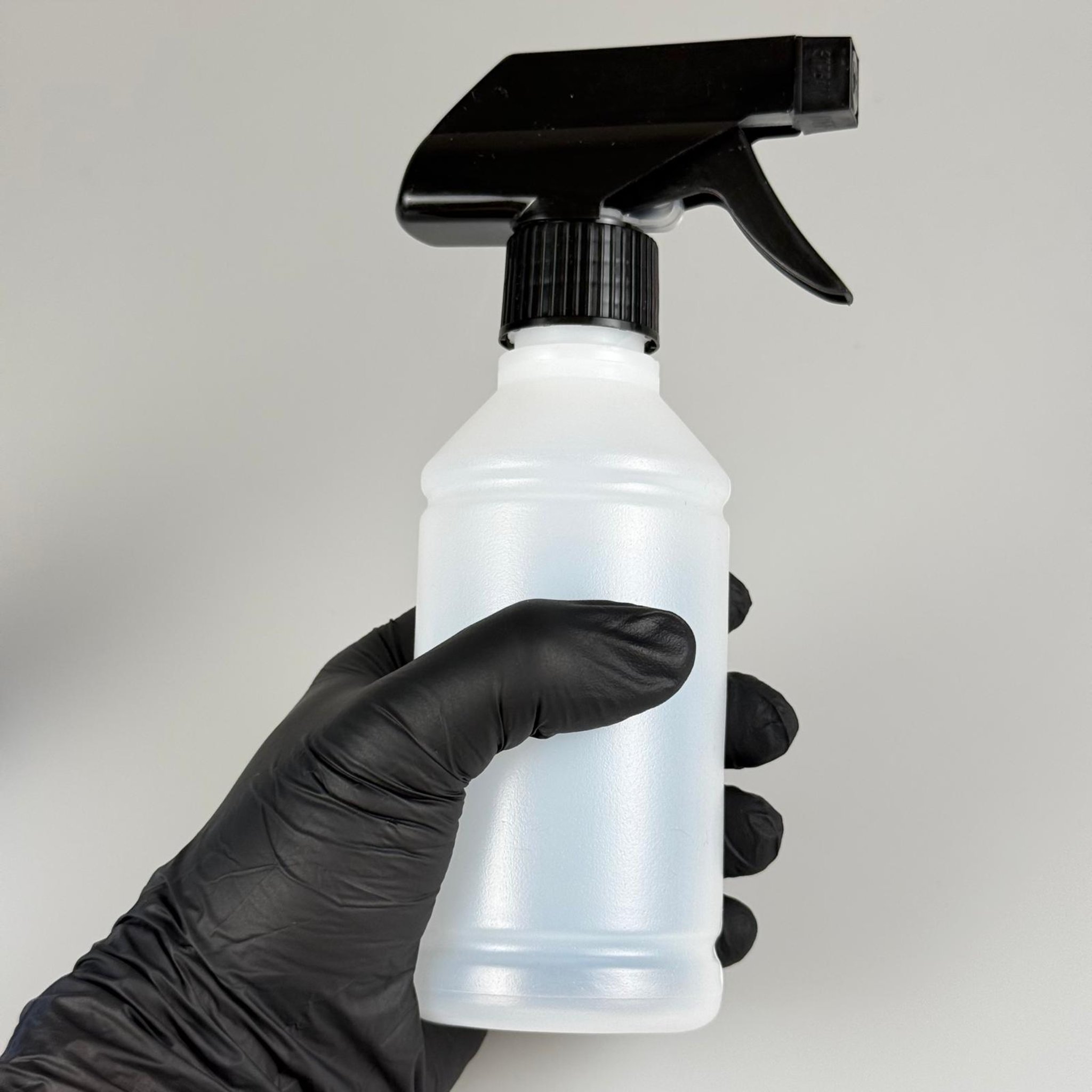 250 CC TİNER ŞİŞESİ - SİYAH TRİGER TETİK SPREYLİ - 250 ML KİMYASALA DAYANIKLI PLASTİK ŞİŞE - 0,25 LT POLİETİLEN ŞİŞE