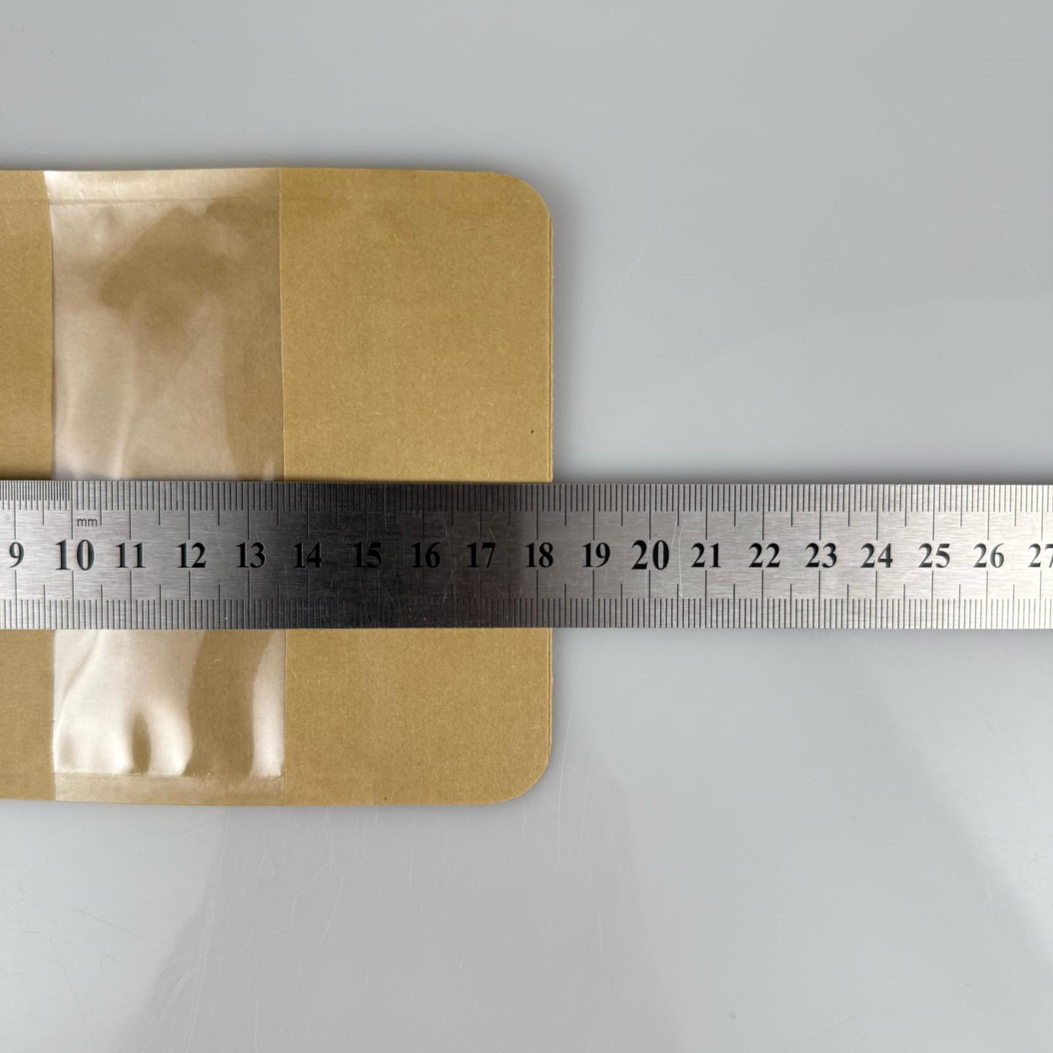 DOYPACK PENCERELİ - KRAFT AMBALAJ 11 X 18,5 CM - 100 GRAM - ÇEREZ, KURU KAHVE, KURUYEMİŞ, AKTAR VB İÇİN ÇITÇITLI KİLİTLİ KESE, KRAFT TORBA, ÇEREZLİK