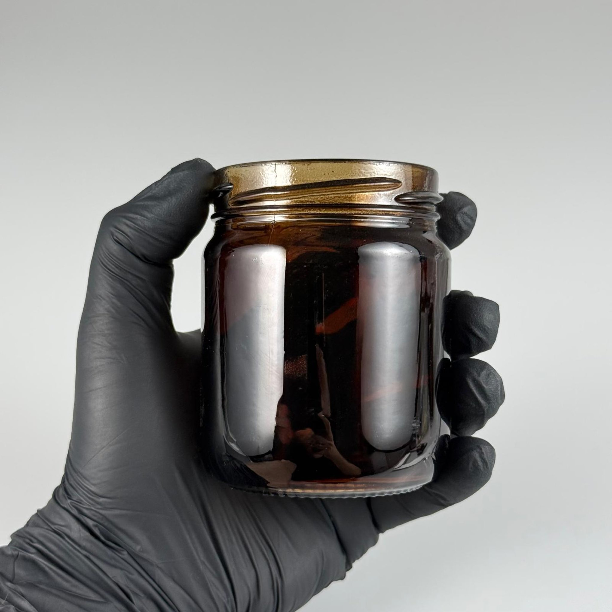 210 CC AMBER CAM KAVANOZ KAPAKSIZ (63 AĞIZ) (KARGODA ÇİZİLEBİLİR - İADESİ YOKTUR)