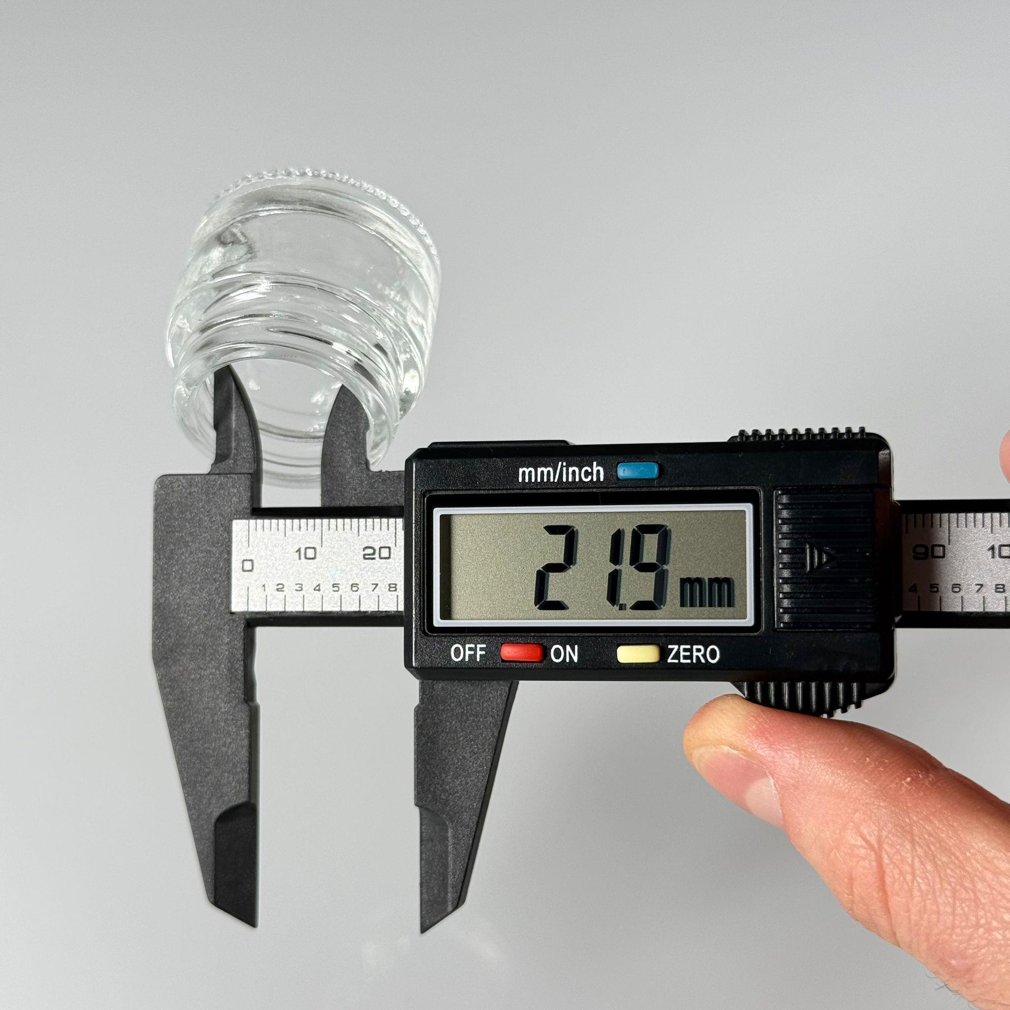 10 CC CAM ŞEFFAF KREM KAVANOZU - BEYAZ KAPAKLI İÇ CONTALI - 10 ML SAYDAM KREM KAVANOZU