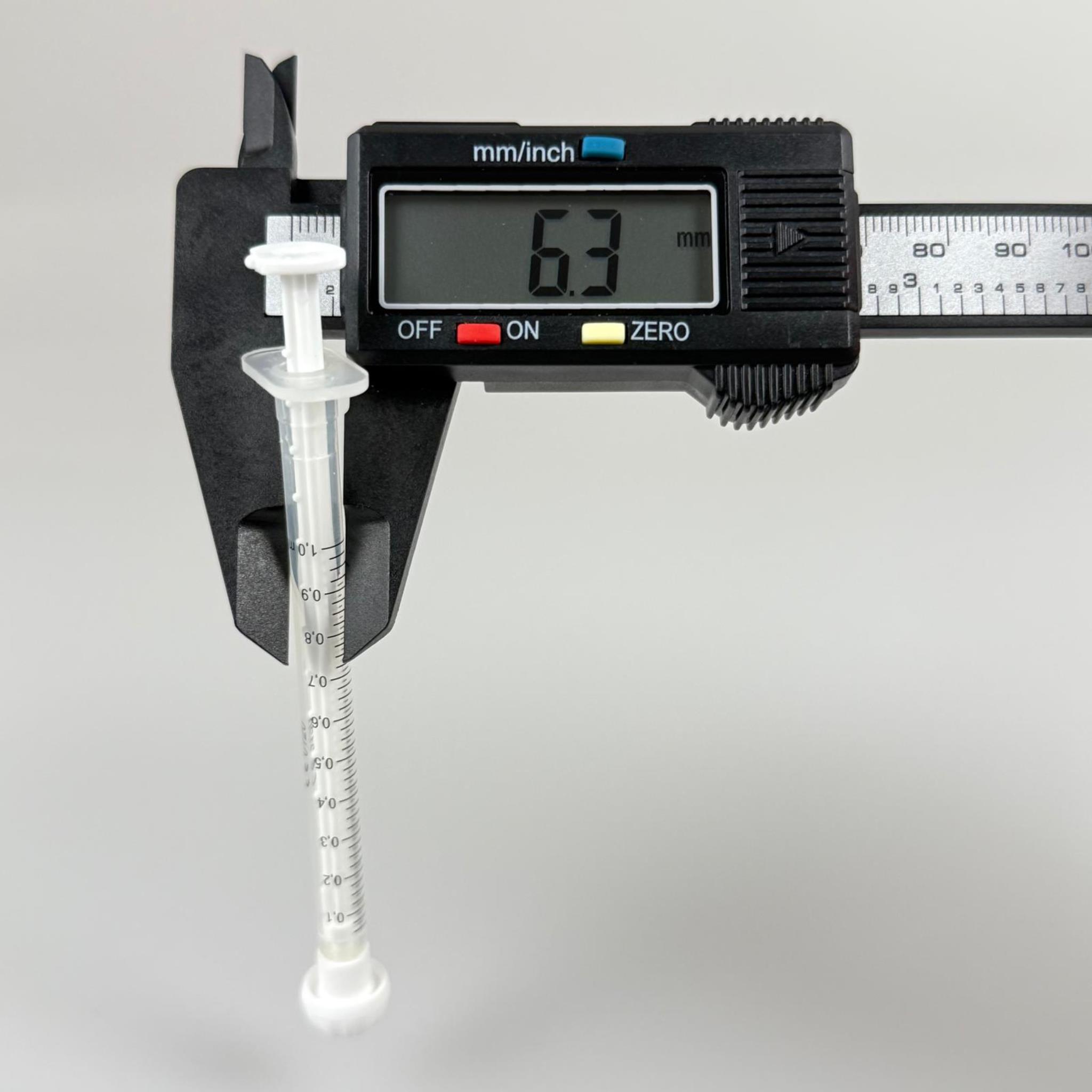 DOZAJ PİPETİ - 1 ML - PLASTİK ENJEKTÖR, ÖLÇÜLÜ ŞURUP ŞIRINGASI, ORAL İLAÇ PİPET (UCU BEYAZ TIPALI)