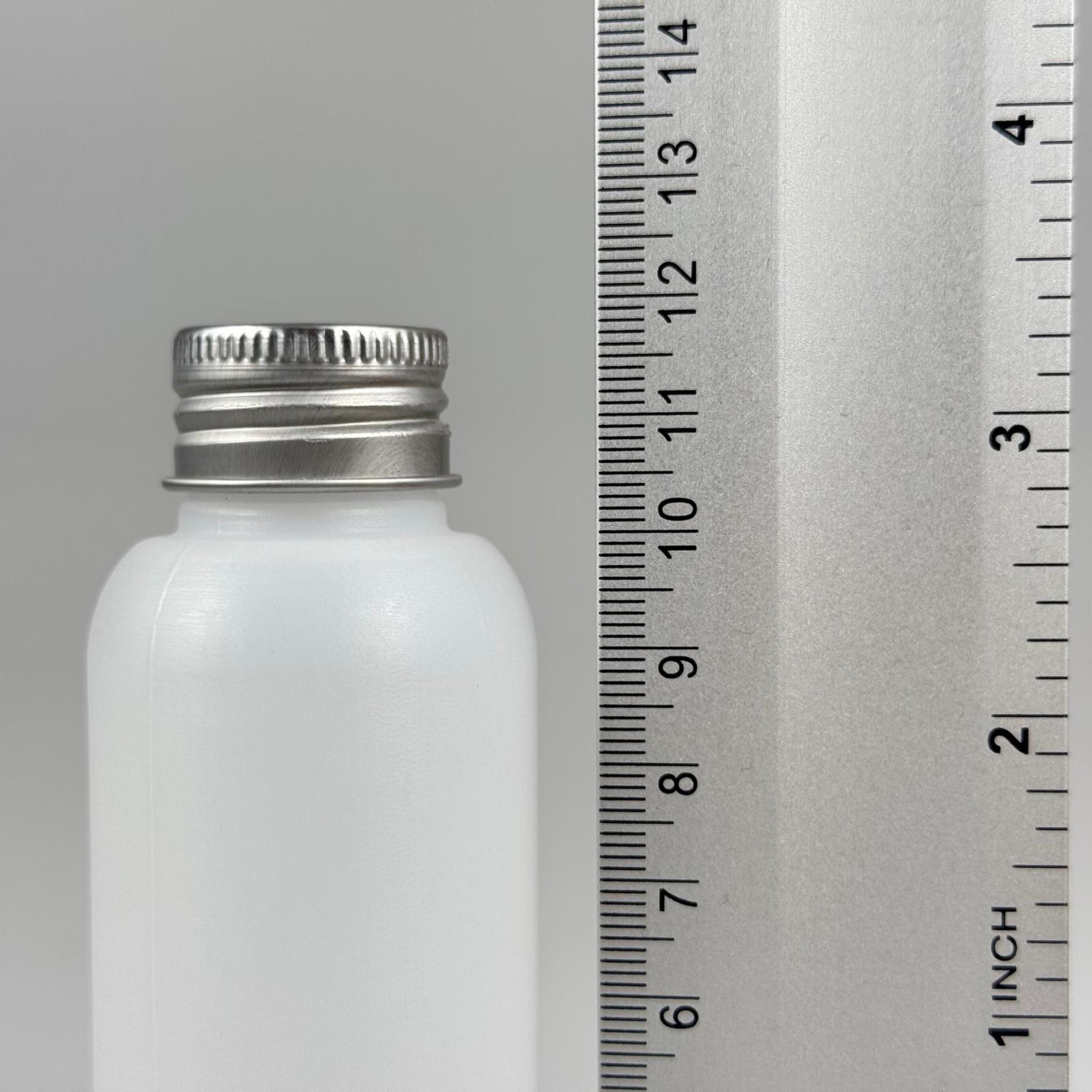 100 CC NATÜREL SERT POLİETİLEN ASETON ŞİŞESİ ( 24 MM ) + KÖPÜK CONTALI GÜMÜŞ METAL ALÜMİNYUM KAPAKLI TAKIM - 100 ML KAPAKLI PLASTİK ASETON ŞİŞELERİ