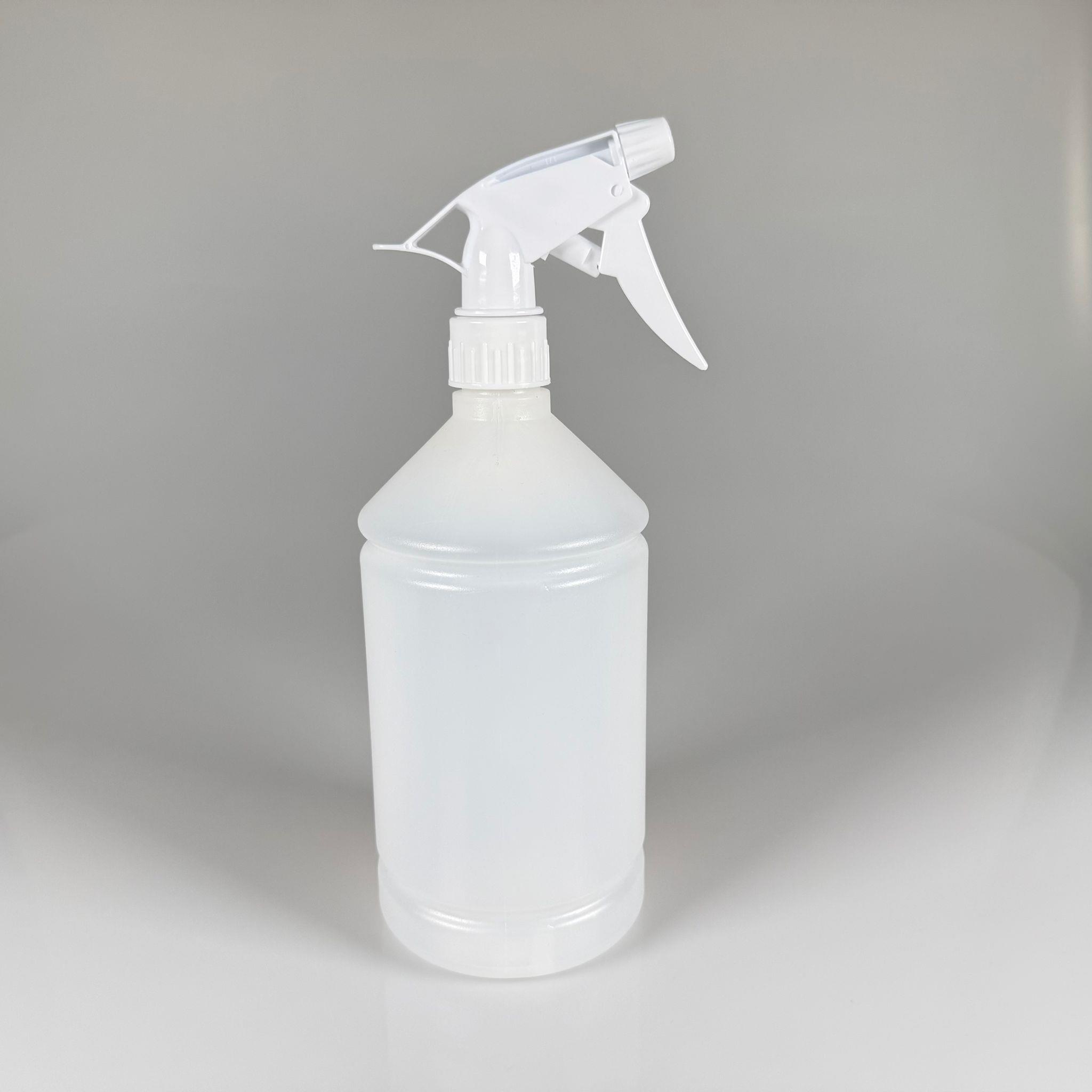 1000 CC TİNER ŞİŞESİ - BEYAZ DOZAJLI KİMYASALA DAYANIKLI TRİGER TETİK SPREYLİ - 1000 ML KİMYASALA DAYANIKLI PLASTİK ŞİŞE - 1 LT POLİETİLEN ŞİŞE