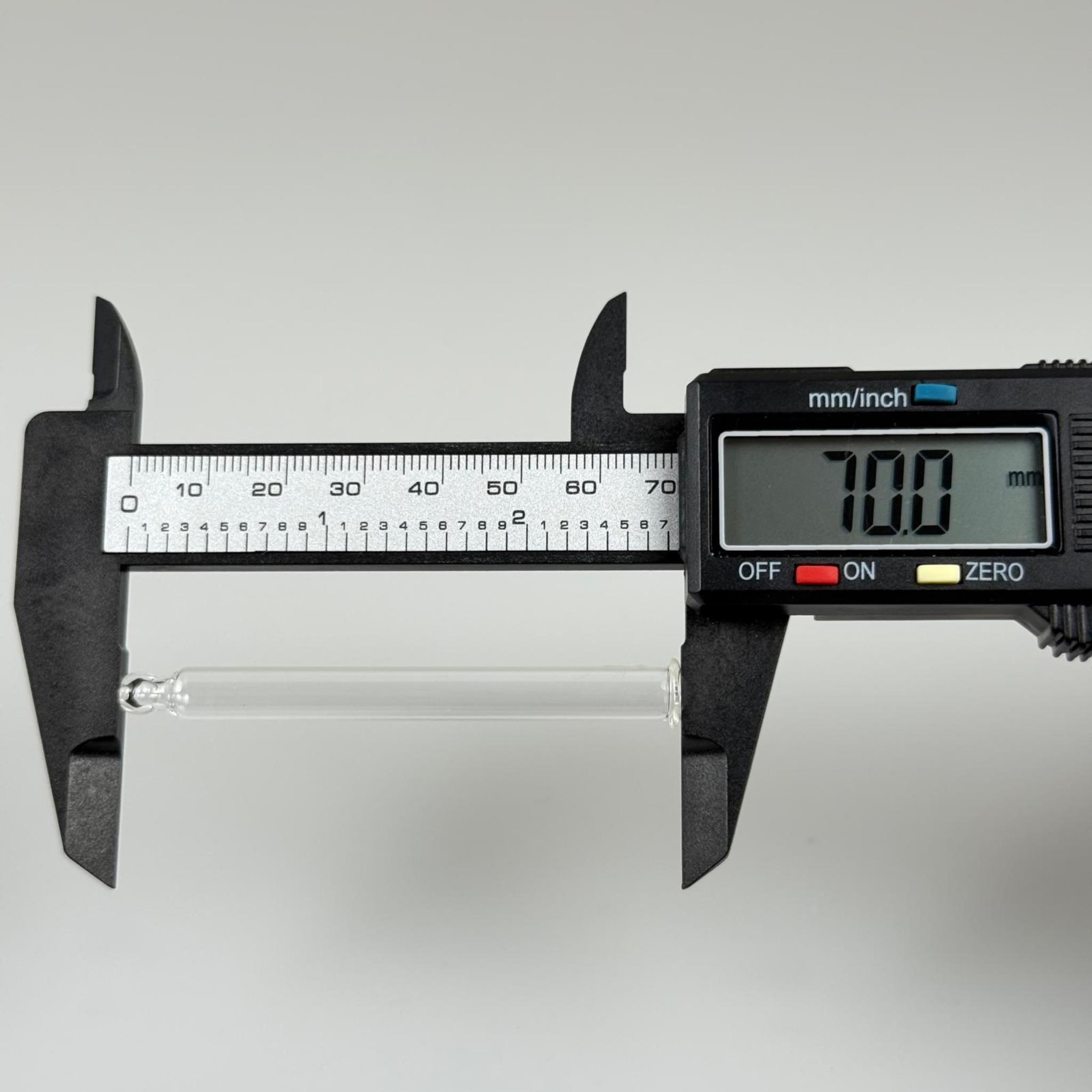 70 MM CAM ÇUBUK - DAMLALIKLI ŞİŞE İÇİN CAM PİPET