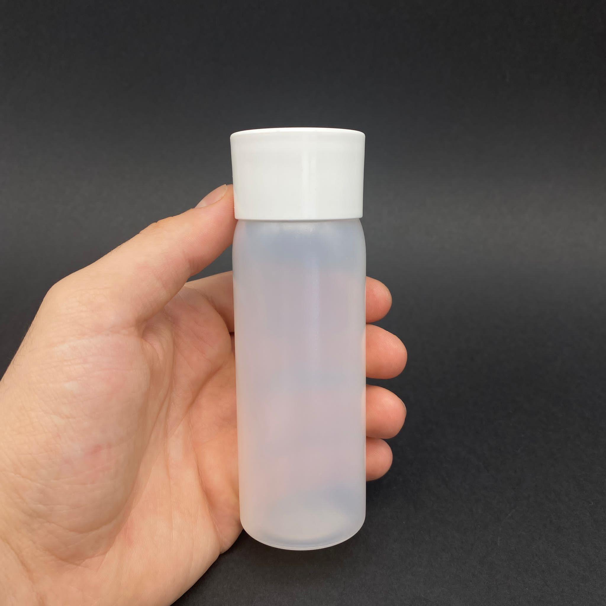 100 CC SERT NATÜREL ŞİŞE - BEYAZ KOLONYA KAPAKLI - KOLONYA TIPALI - 100 ML PLASTİK KOLONYA ŞİŞESİ