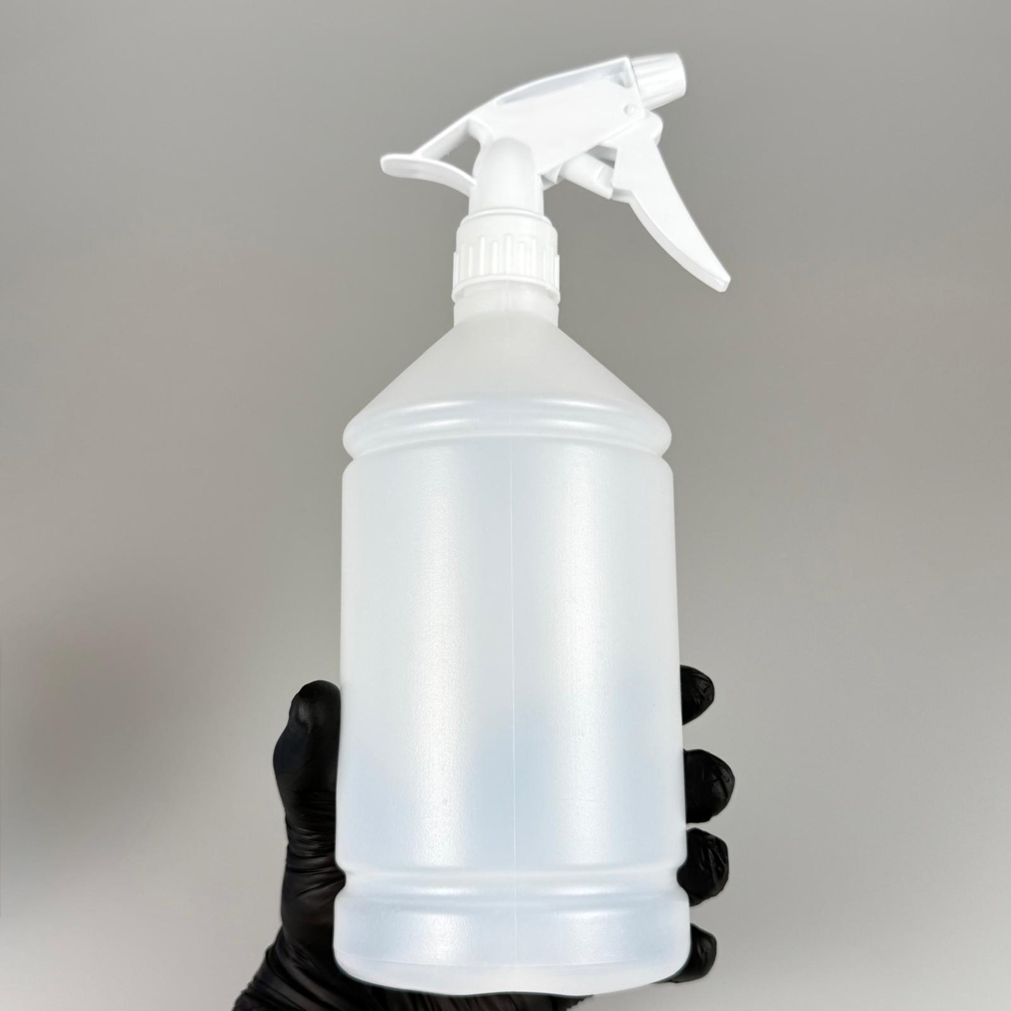 1000 CC TİNER ŞİŞESİ - BEYAZ DOZAJLI KİMYASALA DAYANIKLI TRİGER TETİK SPREYLİ - 1000 ML KİMYASALA DAYANIKLI PLASTİK ŞİŞE - 1 LT POLİETİLEN ŞİŞE