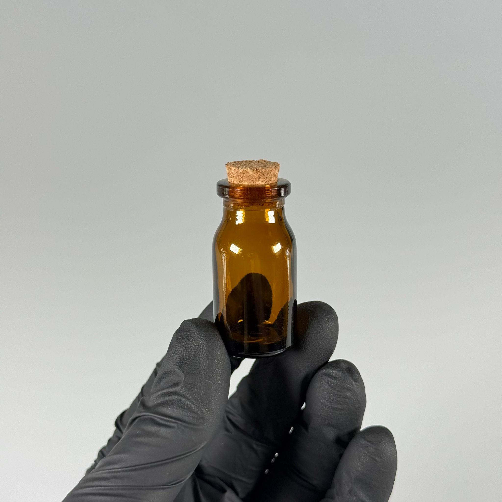 8 CC AMBER KAHVERENGİ CAM PENİSİLİN FLAKON ŞİŞE - 8 ML CAM ŞİŞE + MANTAR TIPA