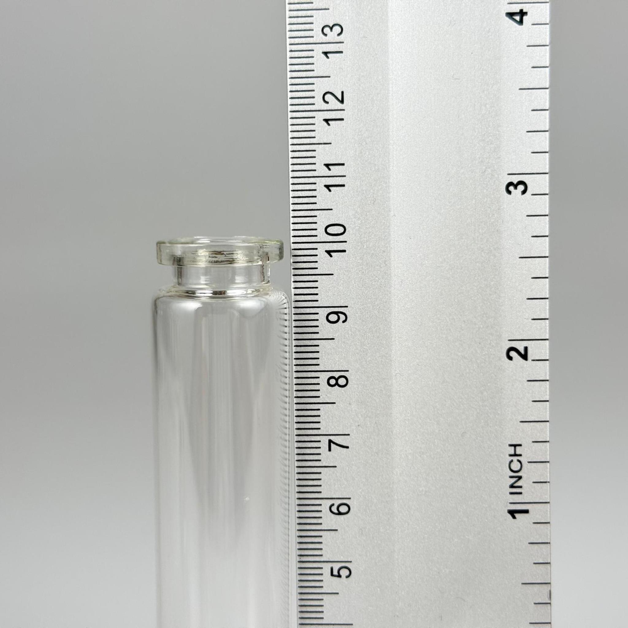 BOROSİLİKAT CAM ŞİŞE - 25 CC - 22x100 MM - ÇEKME CAM BORU FLAKON İNCE PENİSİLİN ŞİŞESİ - AĞIZ ÇAPI 20 MM