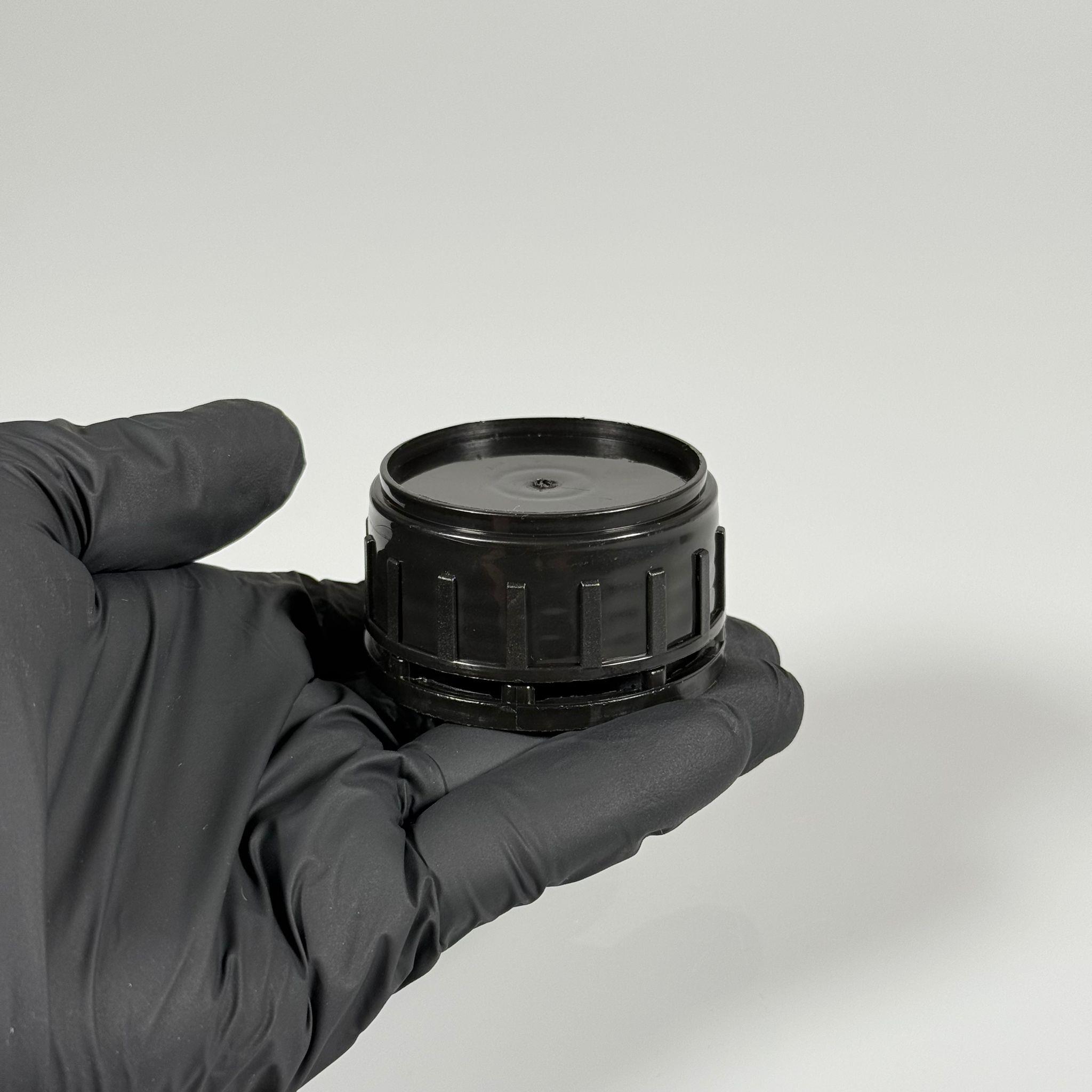 50 MM KÖPÜK CONTALI SİYAH VENTİLLİ PLASTİK KAPAK - SK50 PLASTİK KAPAK (TARIM BİDONU İÇİN)