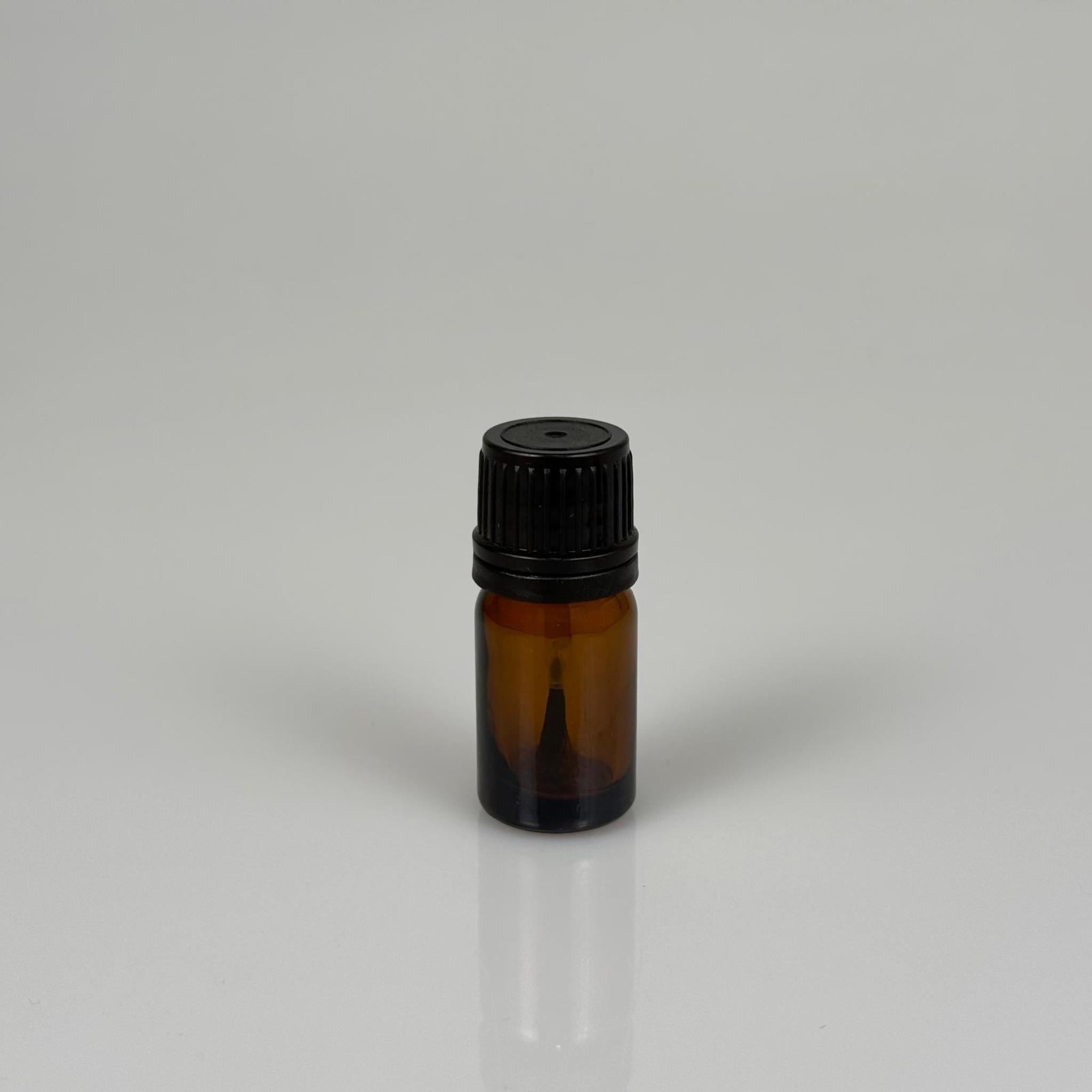 5 CC FIRÇALI CAM ŞİŞE - AMBER - 5 ML SİYAH KAPAKLI FIRÇALI CAM ŞİŞE - CAM OJE ŞİŞESİ FIRÇALI BEYAZ KAPAKLI TAKIM - BOŞ OJE ŞİŞESİ, FIRÇALI ŞİŞE, OTOMOTİV VE MOBİLYA İÇİN RÖTÜŞ BOYA ŞİŞESİ VB. ÇOK AMAÇLI FIRÇALI ŞİŞE