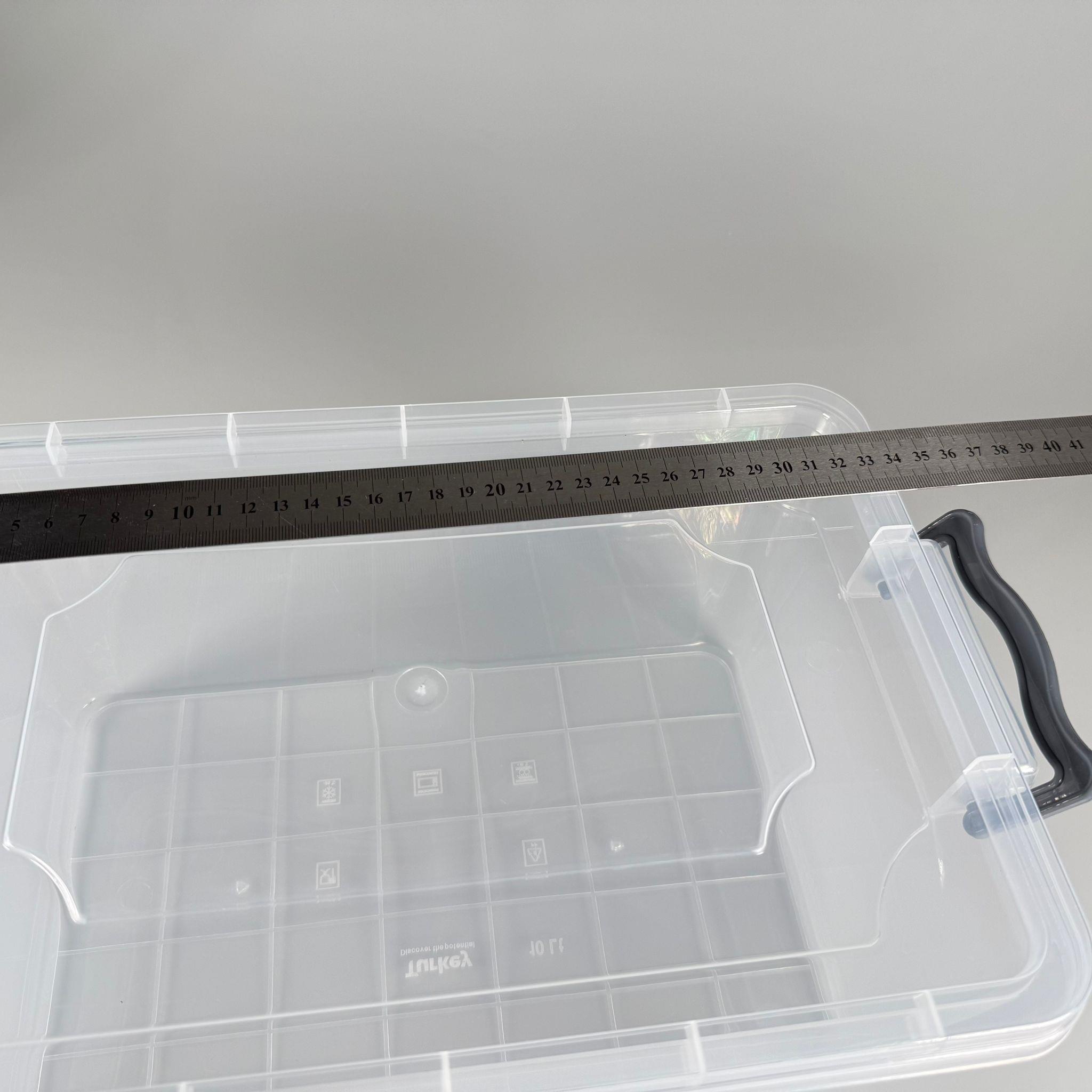 SAKLAMA KABI - DİKDÖRTGEN - 10 LİTRE - 34X24 CM YÜKSEKLİK 15 CM