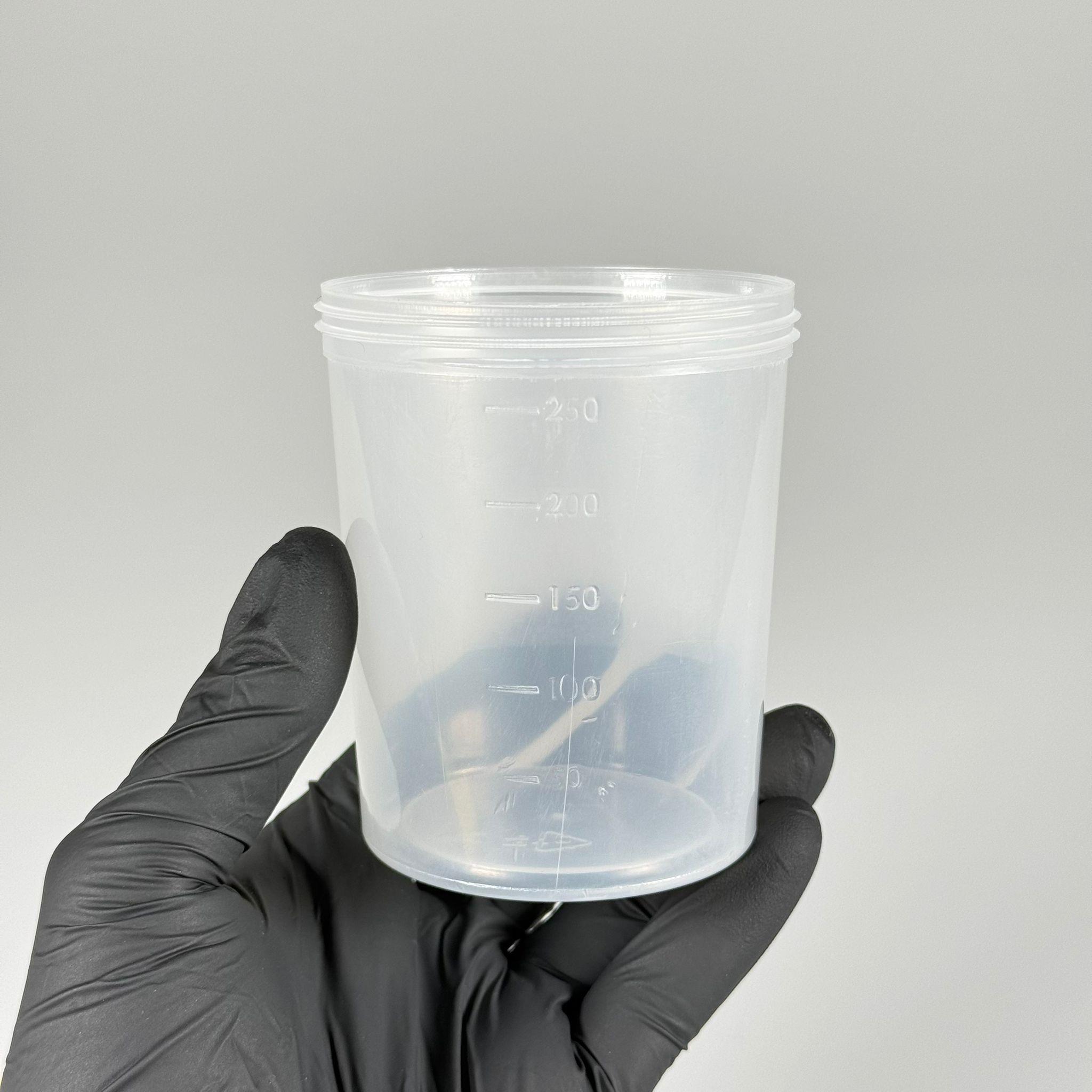 250 ML PLASTİK BEHER, ÖLÇÜ KABI