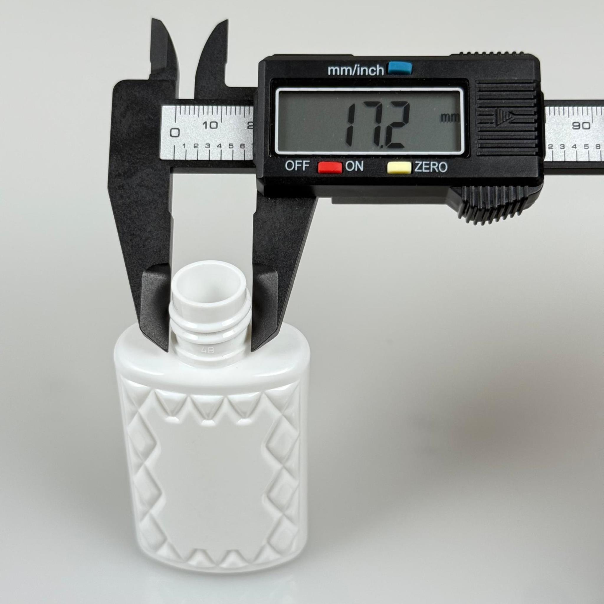 50 CC BEYAZ PET KÖŞELİ PARFÜM ŞİŞESİ  - 18 AĞIZ - 50 ML PLASTİK PARFÜM - KOLONYA ŞİŞESİ