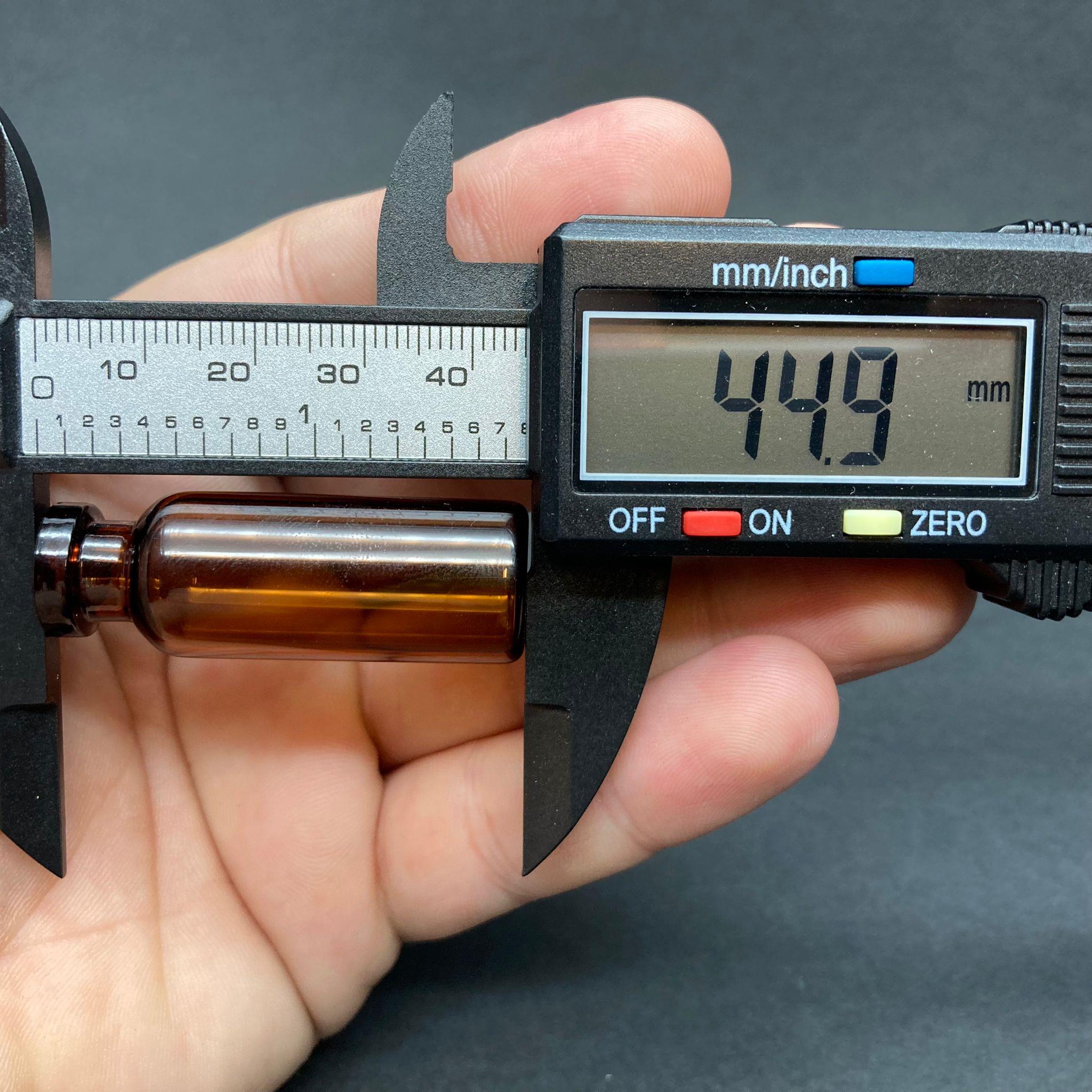 5 CC CAM ŞİŞE AMBER - ÇEKME CAM - ÜFLEME CAM - İNCE CAM FLAKON PENİSİLİN ŞİŞE - KAPAKSIZ - AĞIZ ÇAPI 13 MM