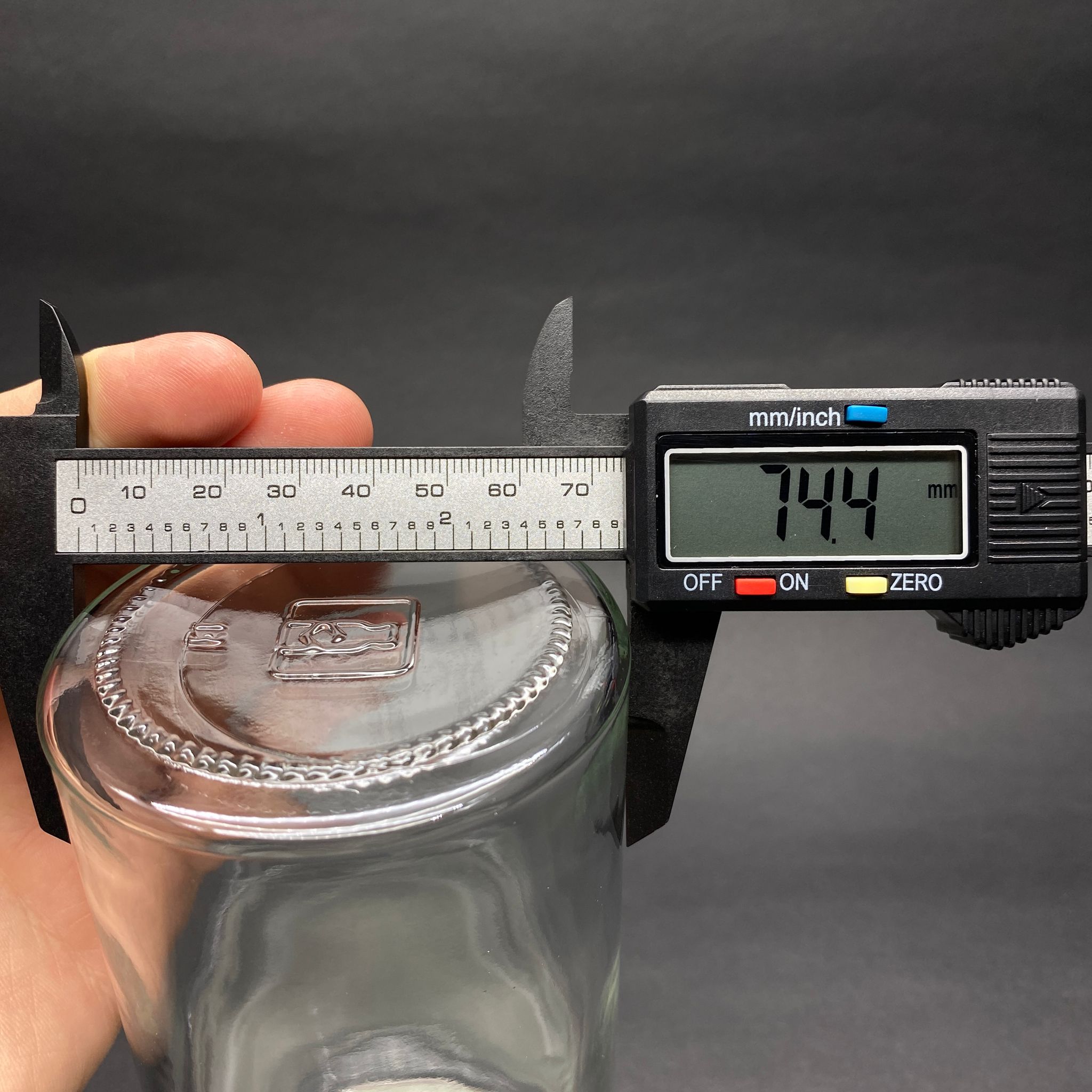 500 CC ALMAN KAVANOZ - GOLD METAL KAPAKLI - 500 ML DERİN KAPAKLI CAM KAVANOZ