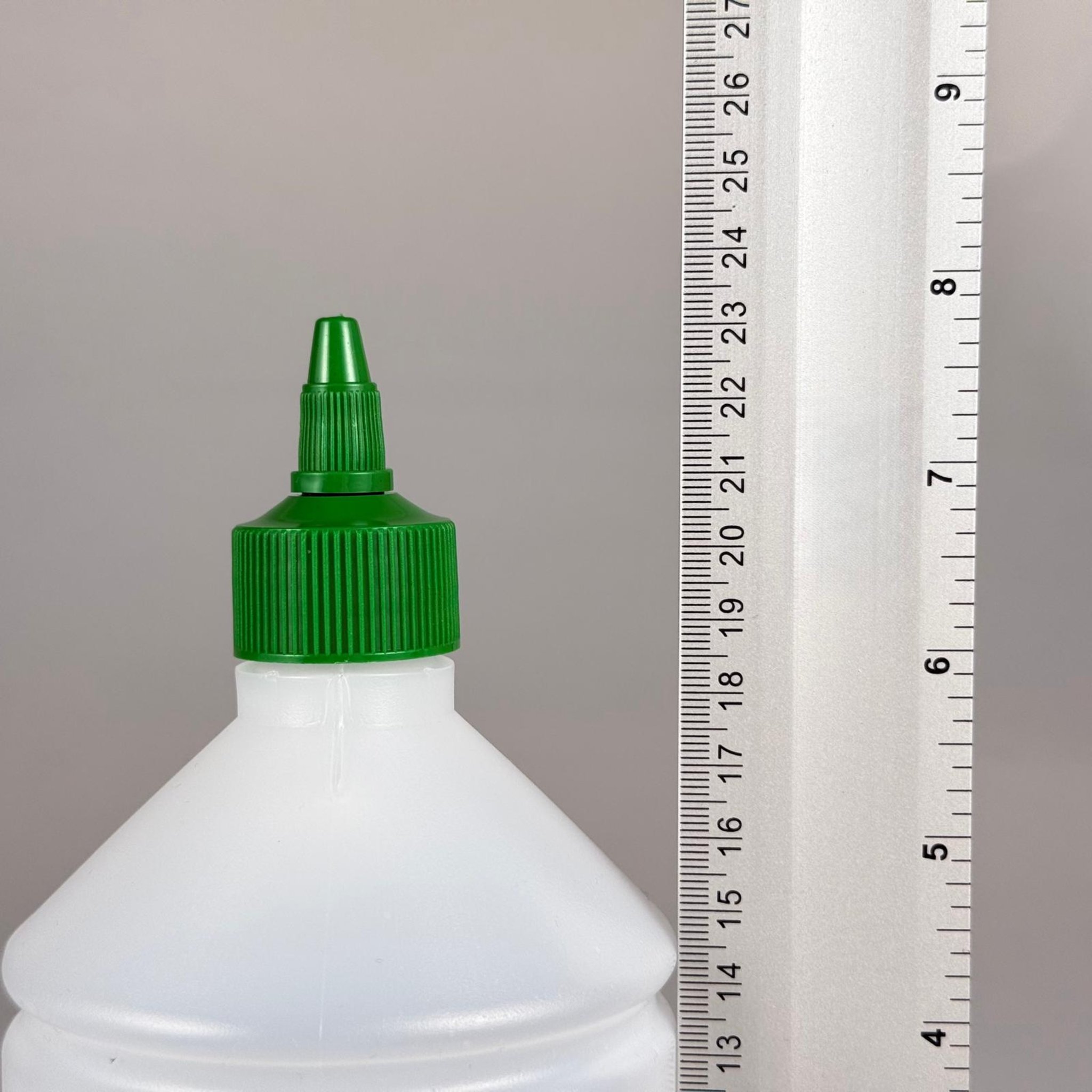 ZEYTİNYAĞI, SOS, ACI SOS, SİRKE, SRIRACHA VB BOŞ ŞİŞELERİ - YEŞİL SİVRİ TWİST AKITICI KAPAK + 1000 ML NATÜREL POLİETİLEN PLASTİK ŞİŞE TAKIM