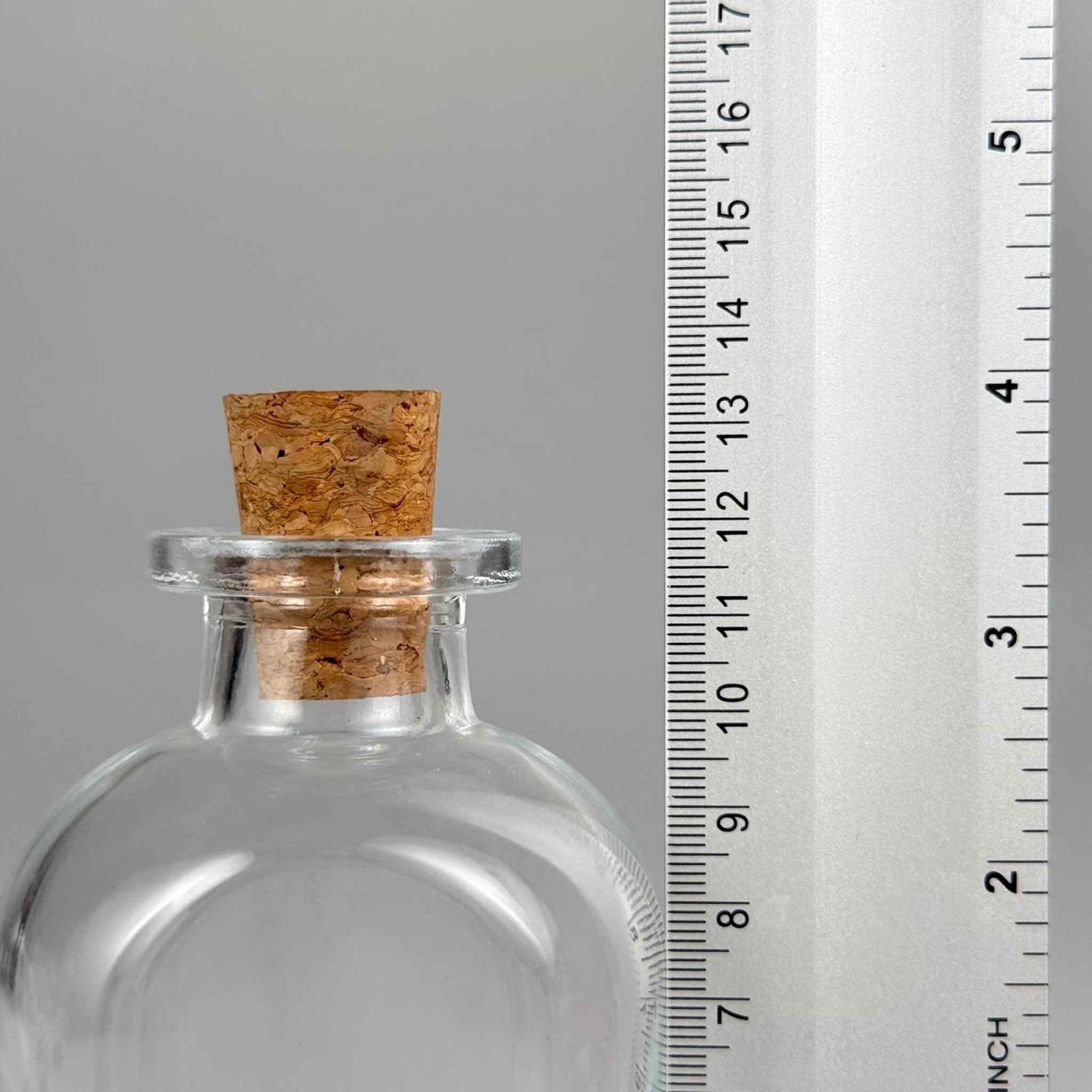 150 CC DİFFUSER CAM ŞİŞE + DOĞAL MANTAR TIPA - 150 ML TIPALI CAM ŞİŞE